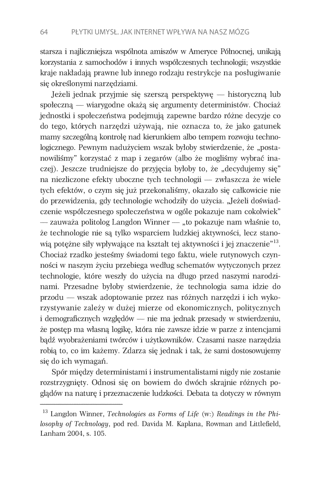 Fragment „Płytki umysł. Jak internet wpływa na nasz mózg” — strona 14 z 28
