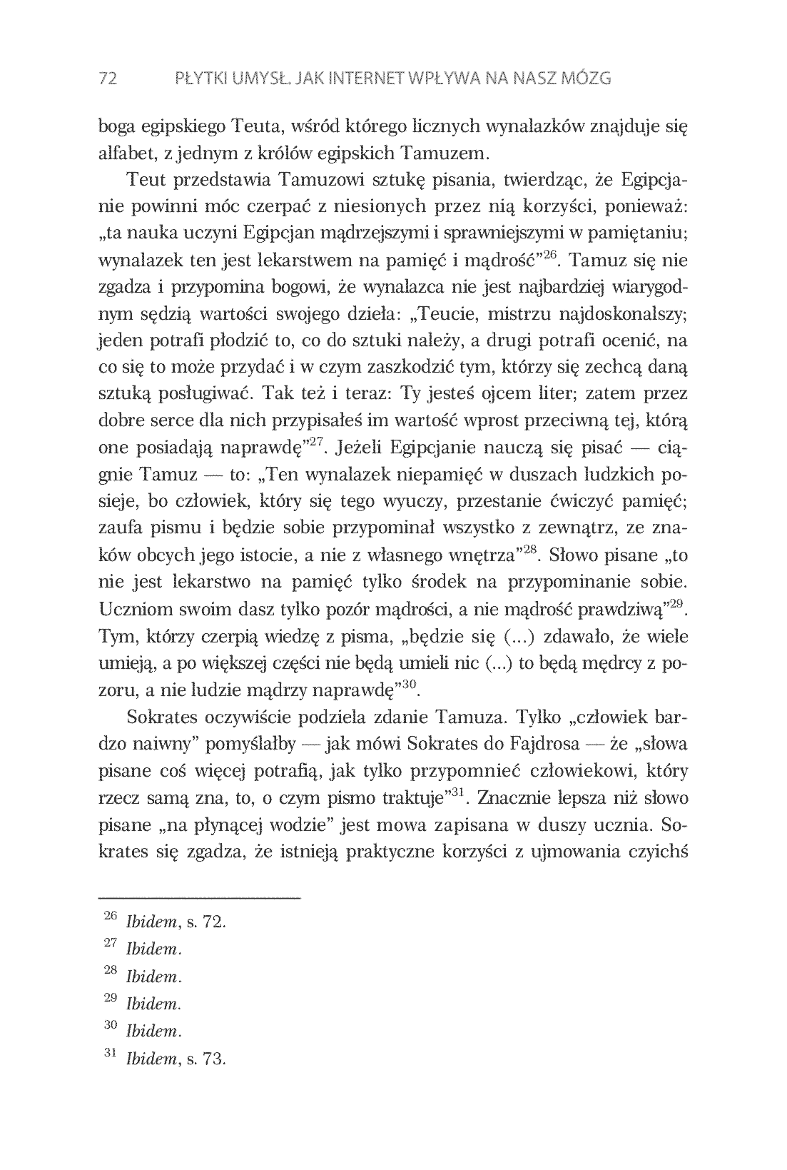 Fragment „Płytki umysł. Jak internet wpływa na nasz mózg” — strona 22 z 28