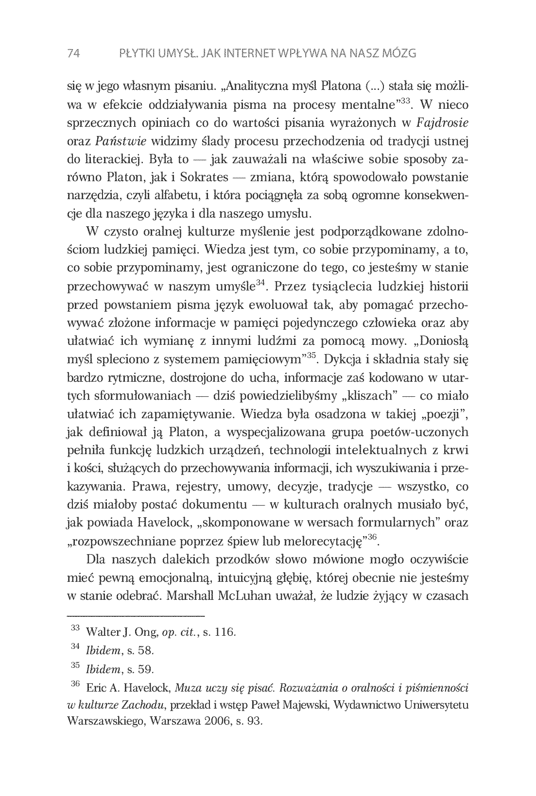 Fragment „Płytki umysł. Jak internet wpływa na nasz mózg” — strona 24 z 28