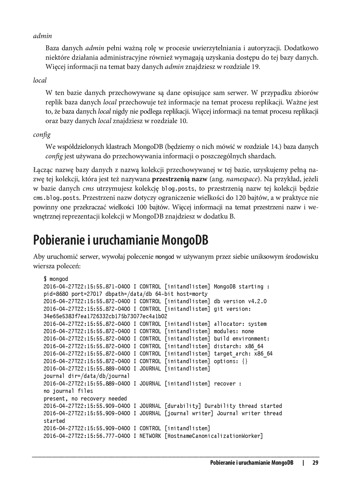 Fragment „Przewodnik po MongoDB. Wydajna i skalowalna baza danych. Wydanie III” — strona 17 z 30
