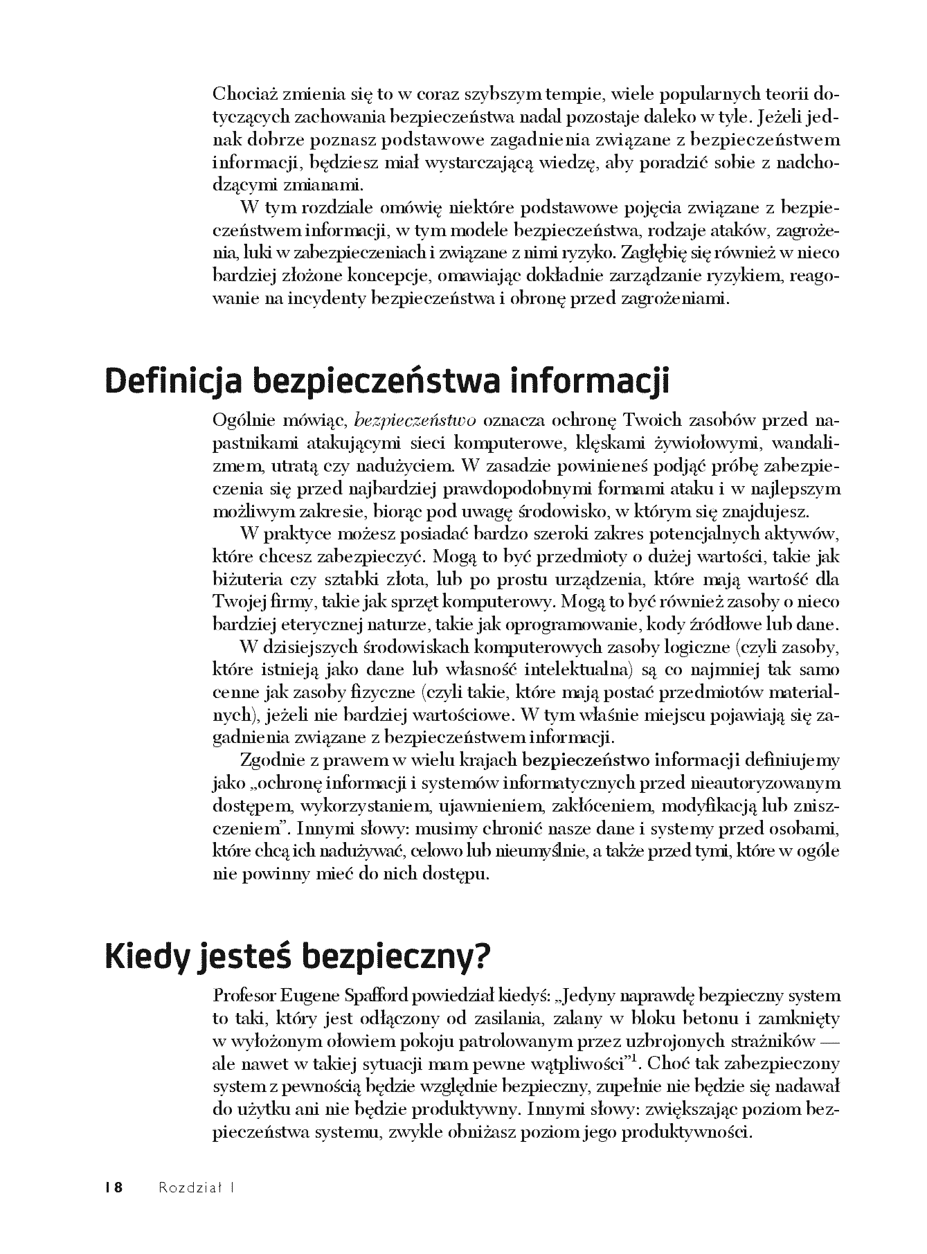 Fragment „Podstawy bezpieczeństwa informacji. Praktyczne wprowadzenie” — strona 10 z 30