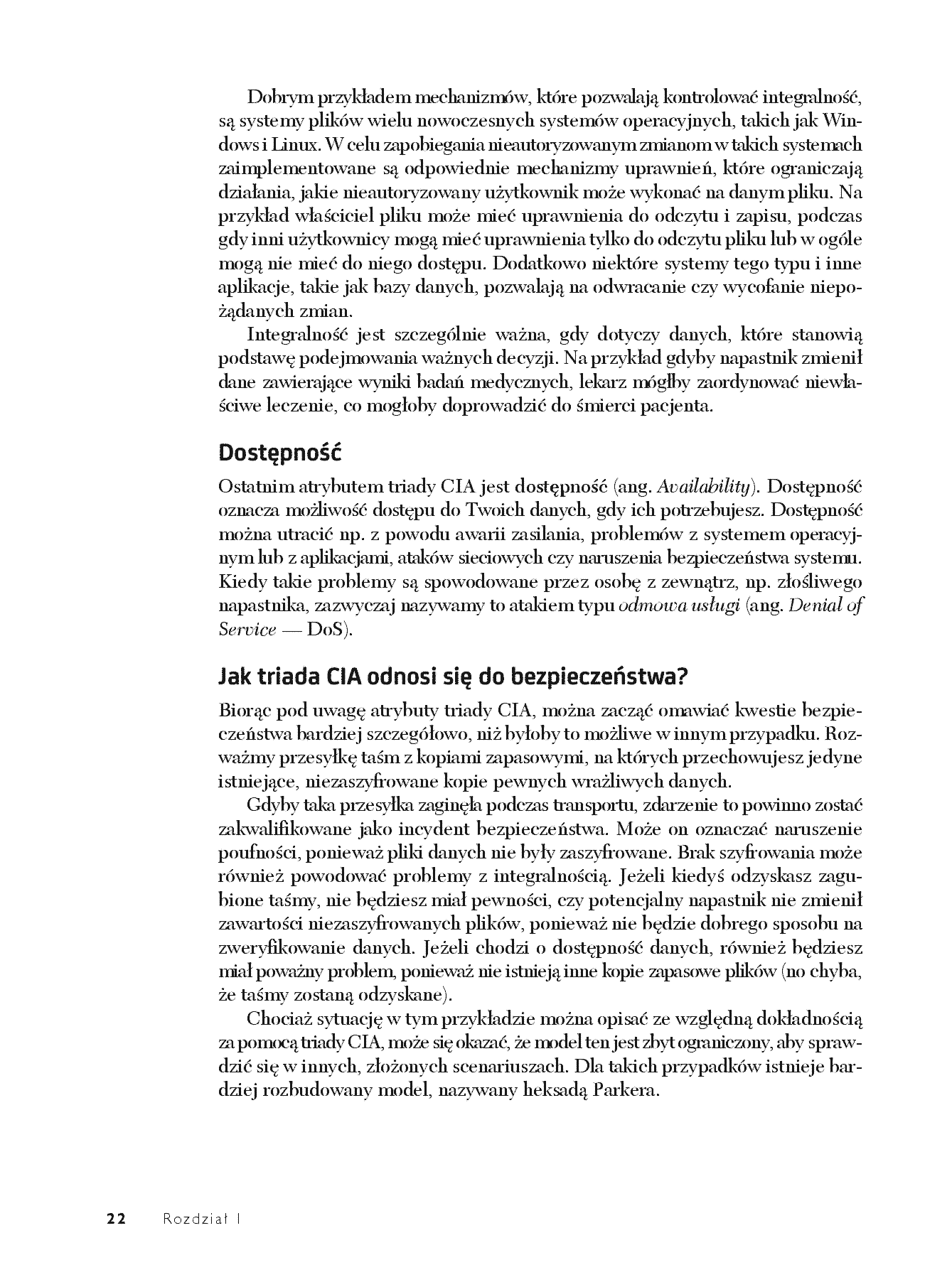 Fragment „Podstawy bezpieczeństwa informacji. Praktyczne wprowadzenie” — strona 14 z 30