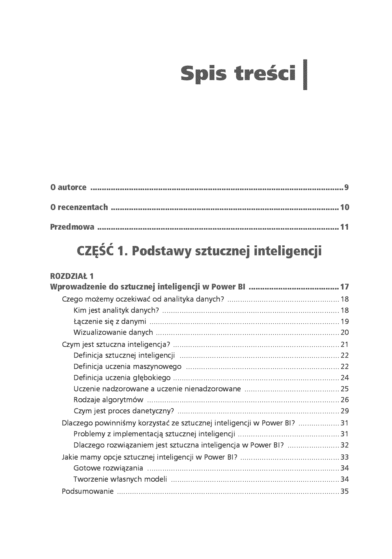 Fragment „Power BI i sztuczna inteligencja. Jak w pełni wykorzystać funkcje AI dostępne w Power BI” — strona 3 z 30