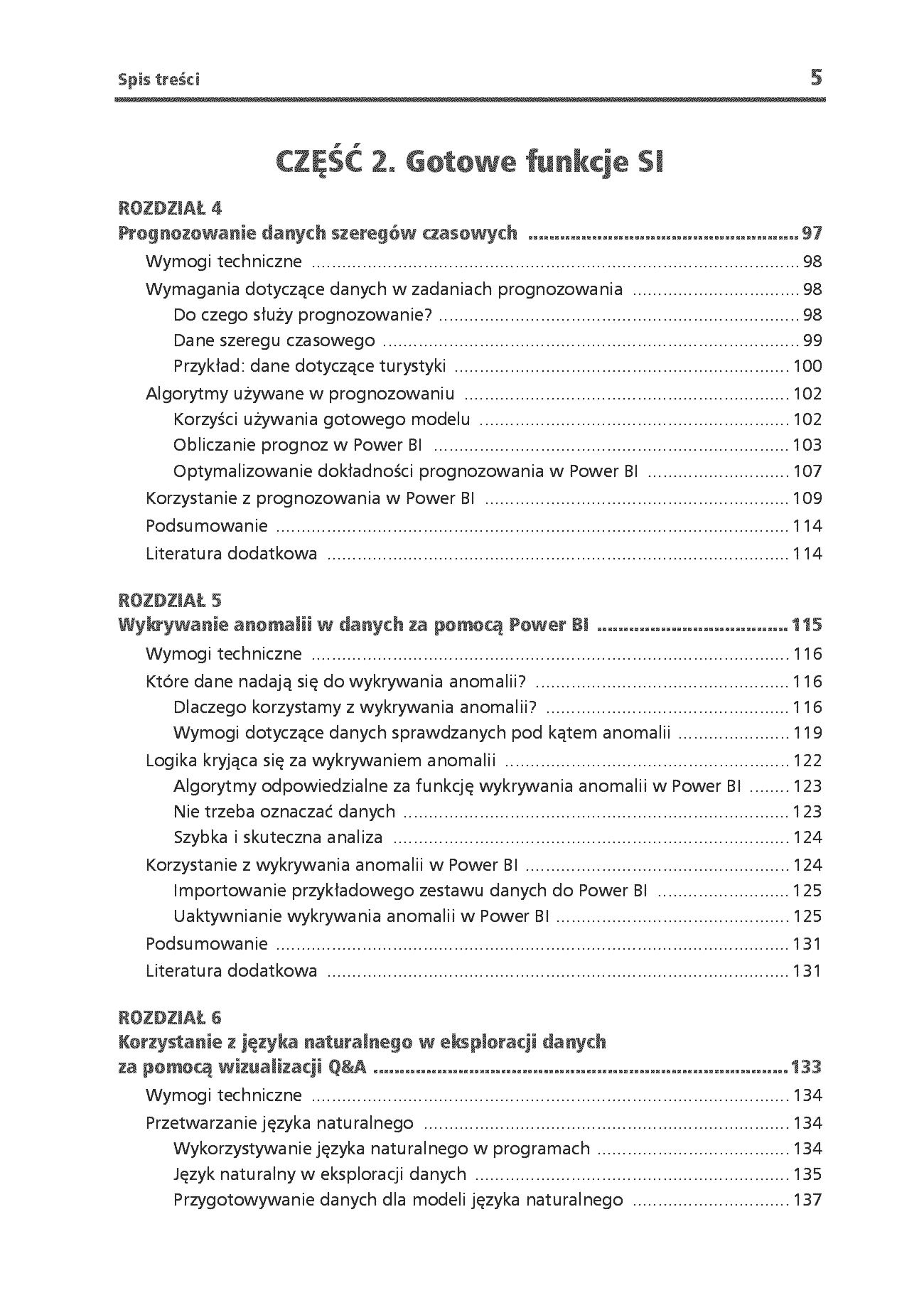 Fragment „Power BI i sztuczna inteligencja. Jak w pełni wykorzystać funkcje AI dostępne w Power BI” — strona 5 z 30