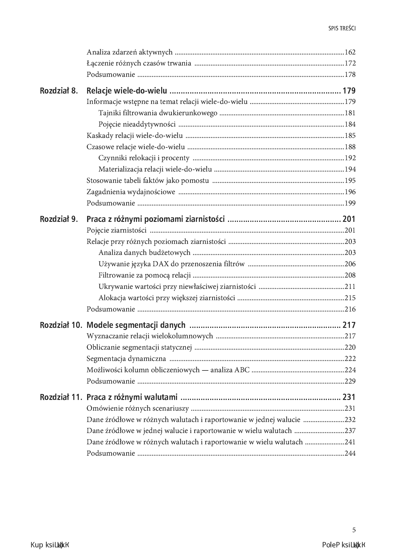 Fragment „Power BI i Power Pivot dla Excela. Analiza danych” — strona 5 z 30