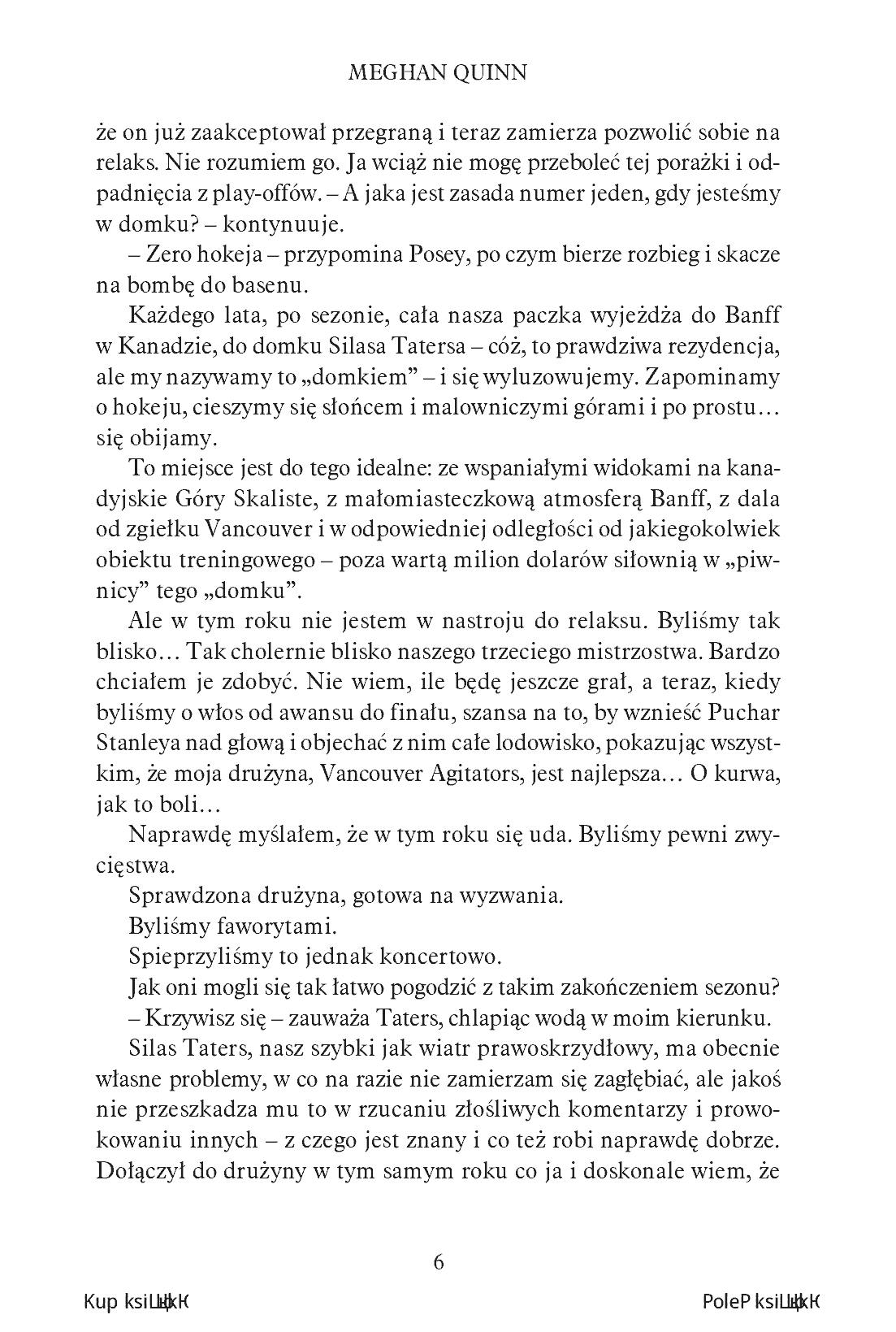 Fragment „Pocałunki zamiast słów. Vancouver Agitators: miłość na lodzie #1” — strona 4 z 18