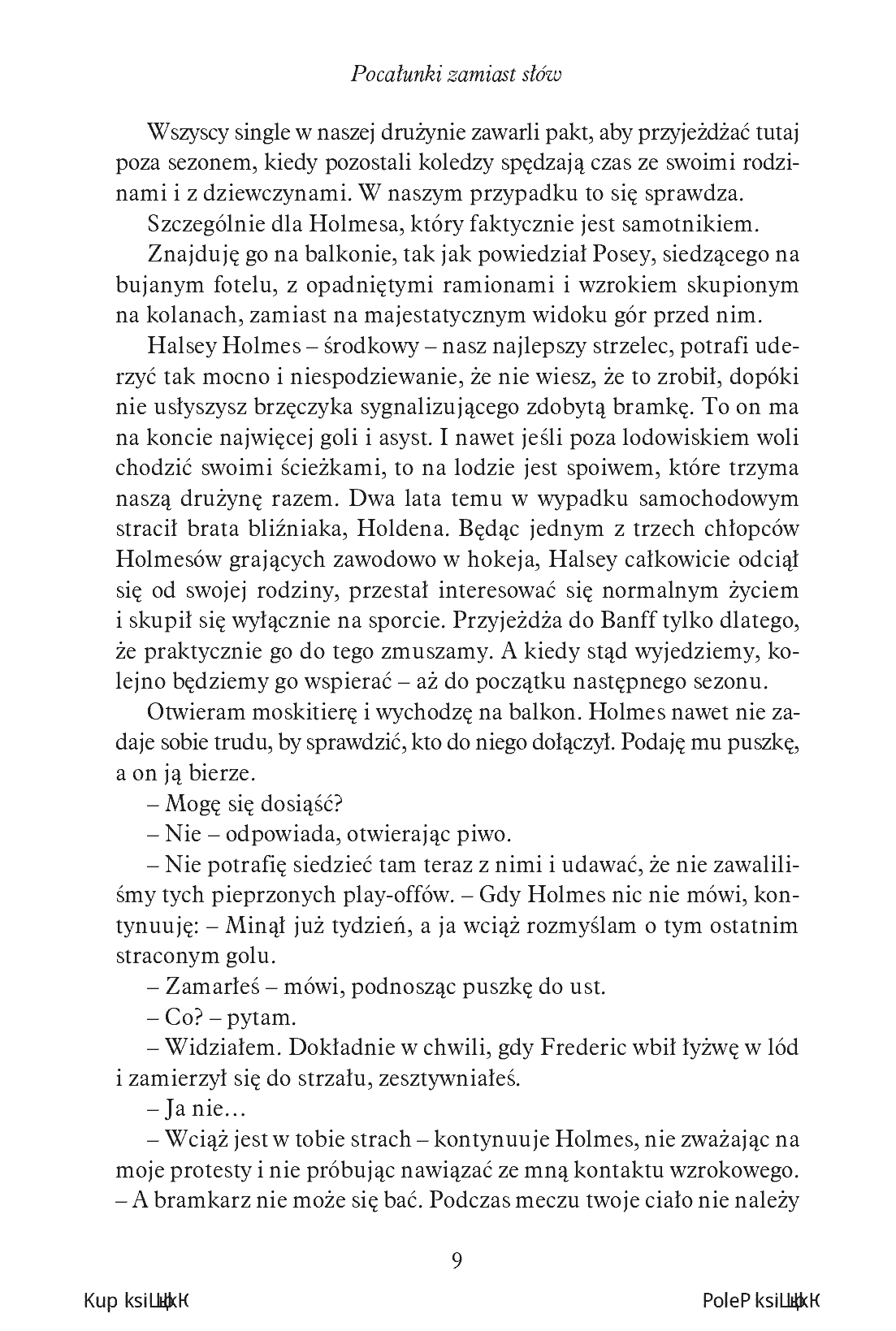 Fragment „Pocałunki zamiast słów. Vancouver Agitators: miłość na lodzie #1” — strona 7 z 18