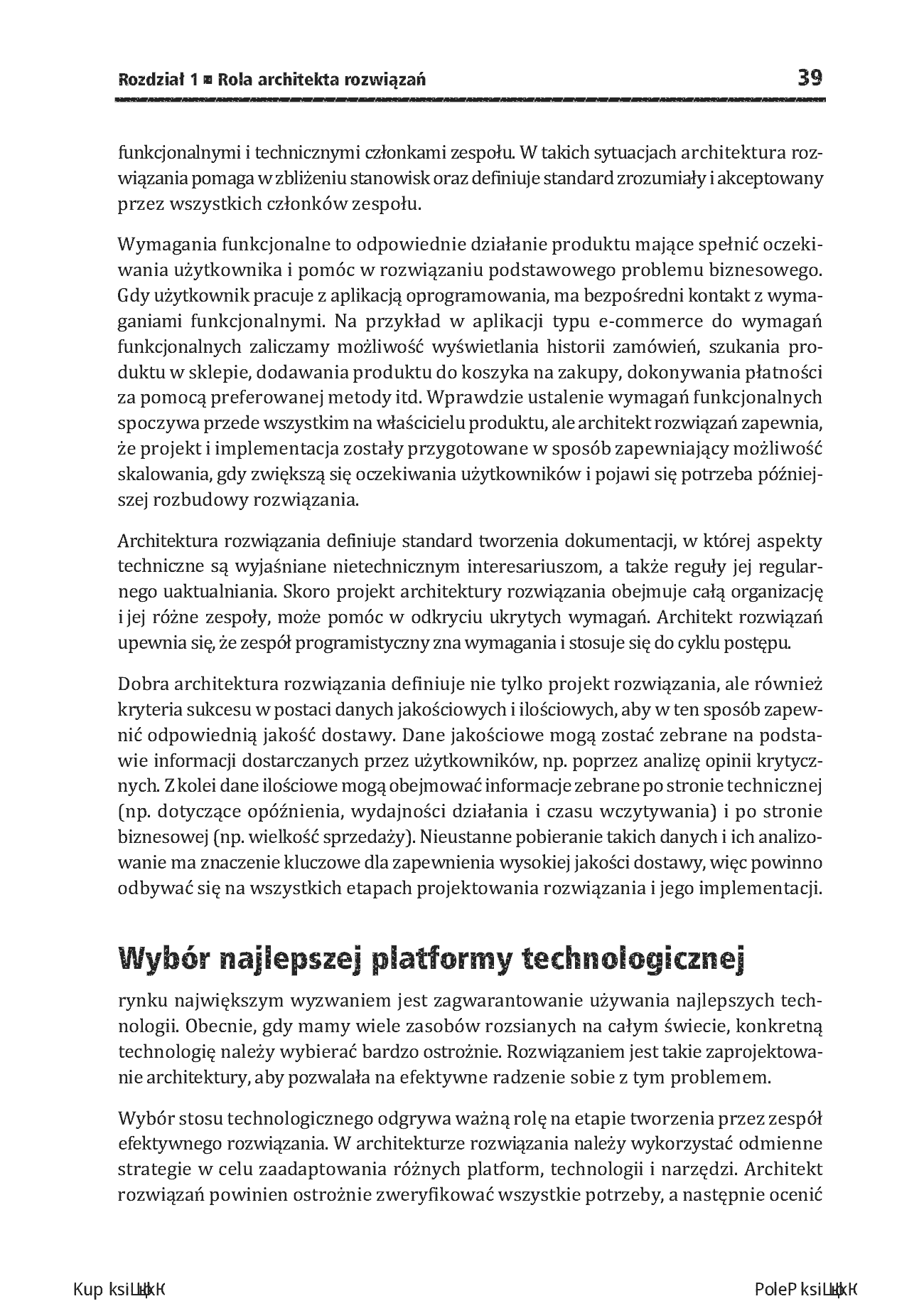 Fragment „Podręcznik architekta rozwiązań. Poznaj reguły oraz strategie projektu architektury i rozpocznij niezwykłą karierę. Wydanie II” — strona 23 z 30