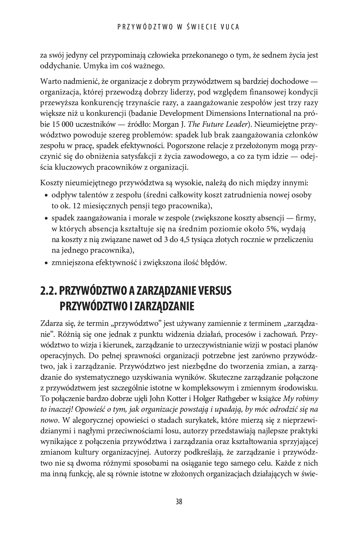 Fragment „Przywództwo w świecie VUCA. Jak być skutecznym liderem w niepewnym środowisku” — strona 14 z 24