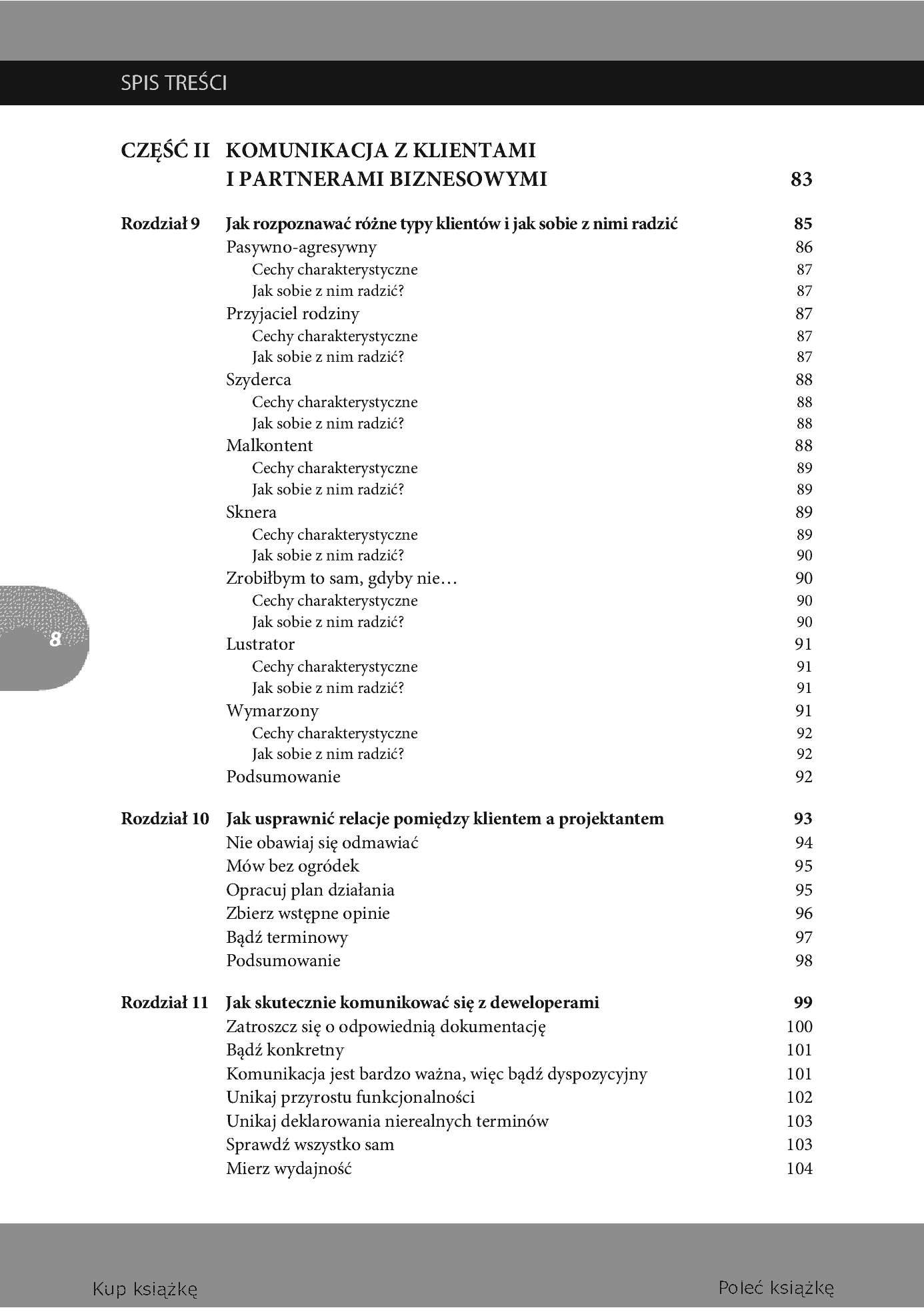 Fragment „Podręcznik freelancera. Tajniki sukcesu niezależnego projektanta stron WWW. Smashing Magazine” — strona 6 z 24