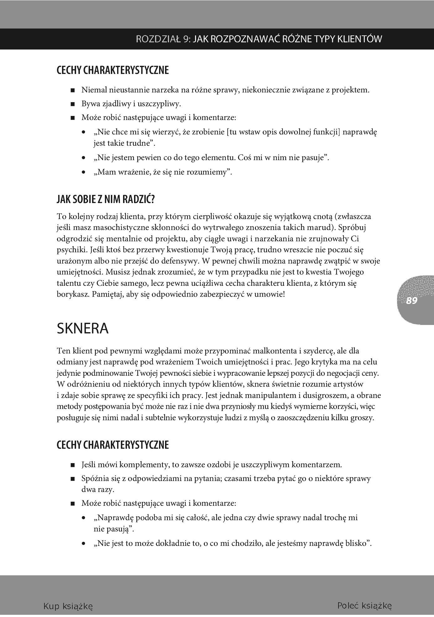 Fragment „Podręcznik freelancera. Tajniki sukcesu niezależnego projektanta stron WWW. Smashing Magazine” — strona 15 z 24