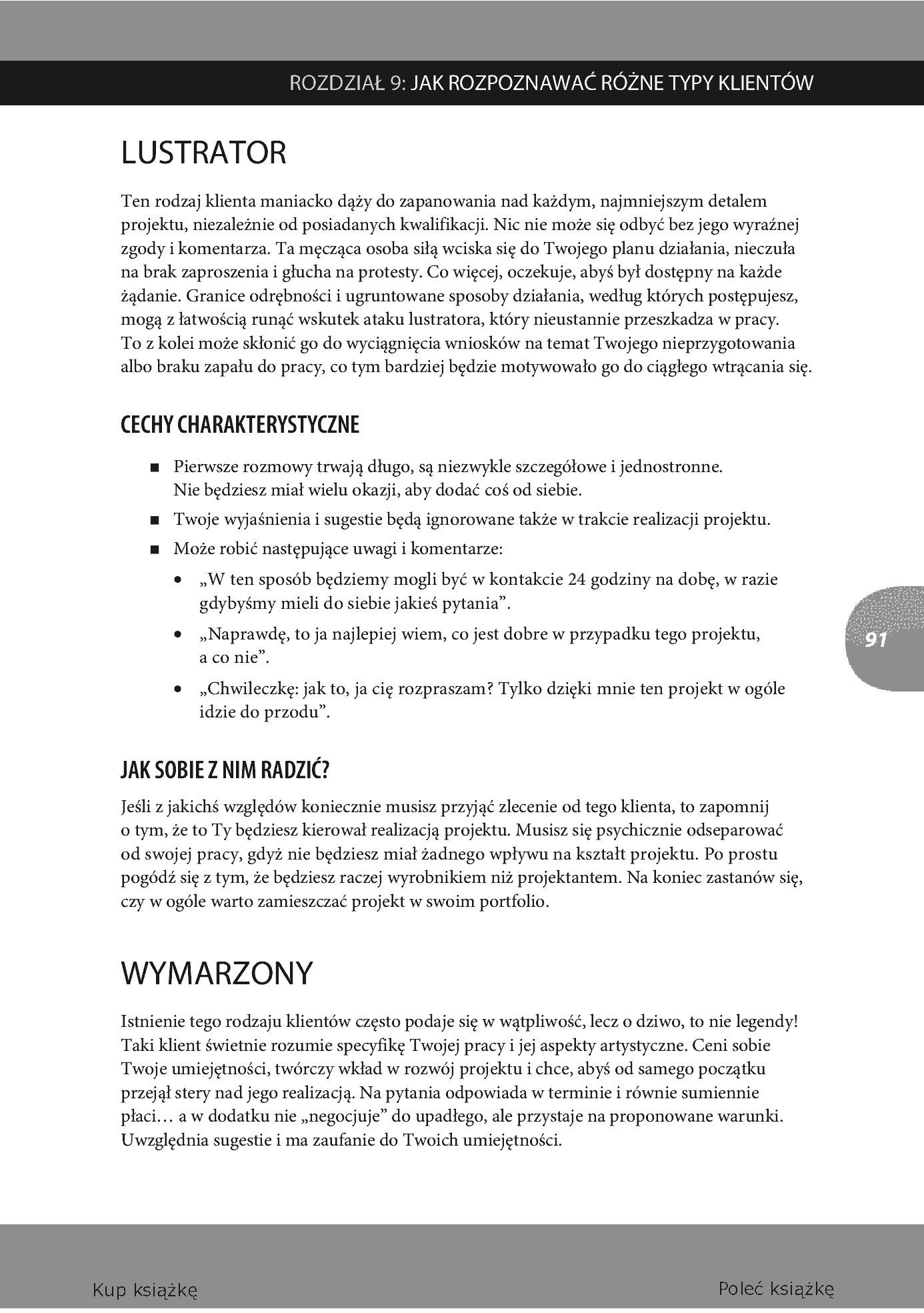 Fragment „Podręcznik freelancera. Tajniki sukcesu niezależnego projektanta stron WWW. Smashing Magazine” — strona 17 z 24