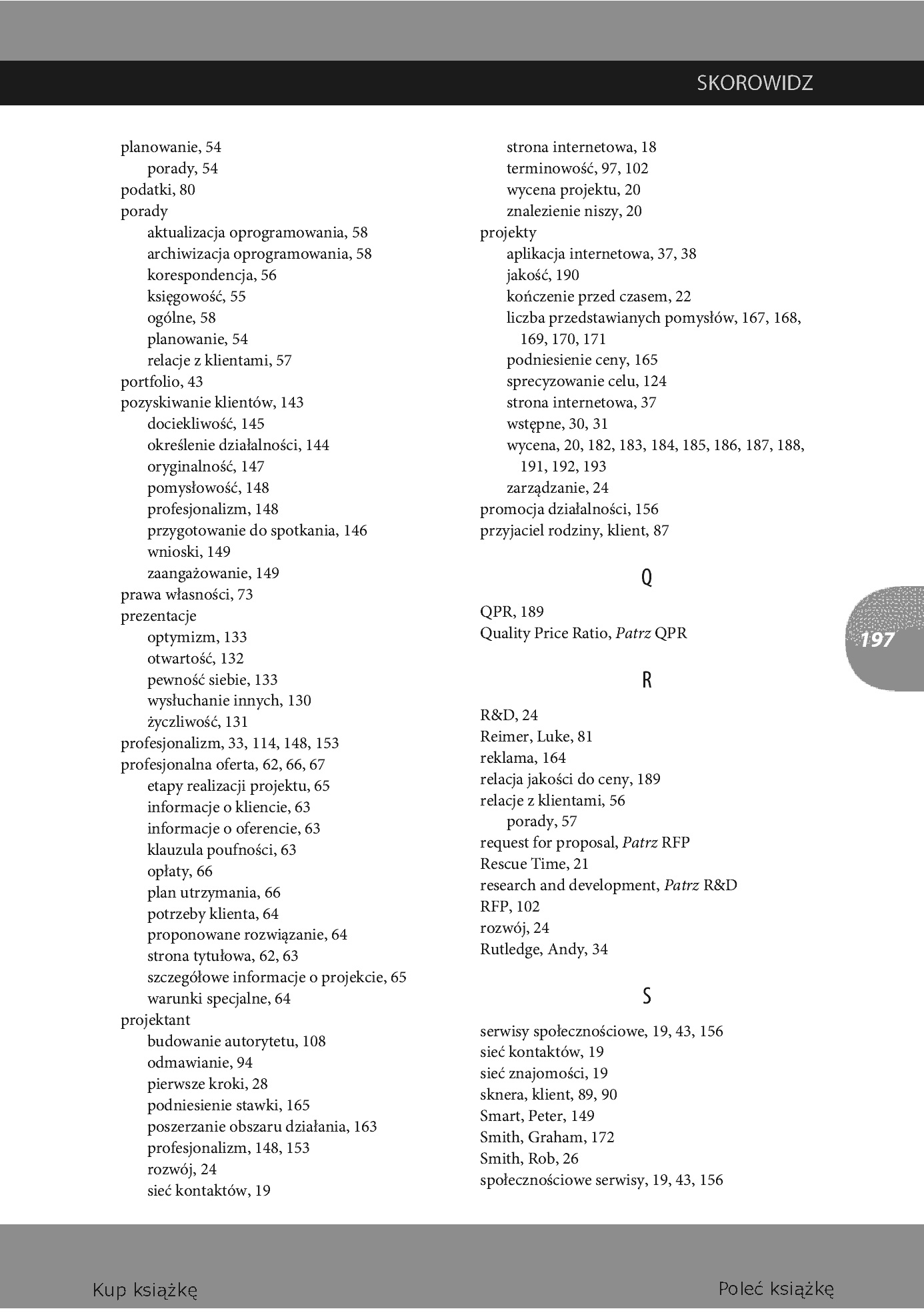 Fragment „Podręcznik freelancera. Tajniki sukcesu niezależnego projektanta stron WWW. Smashing Magazine” — strona 21 z 24