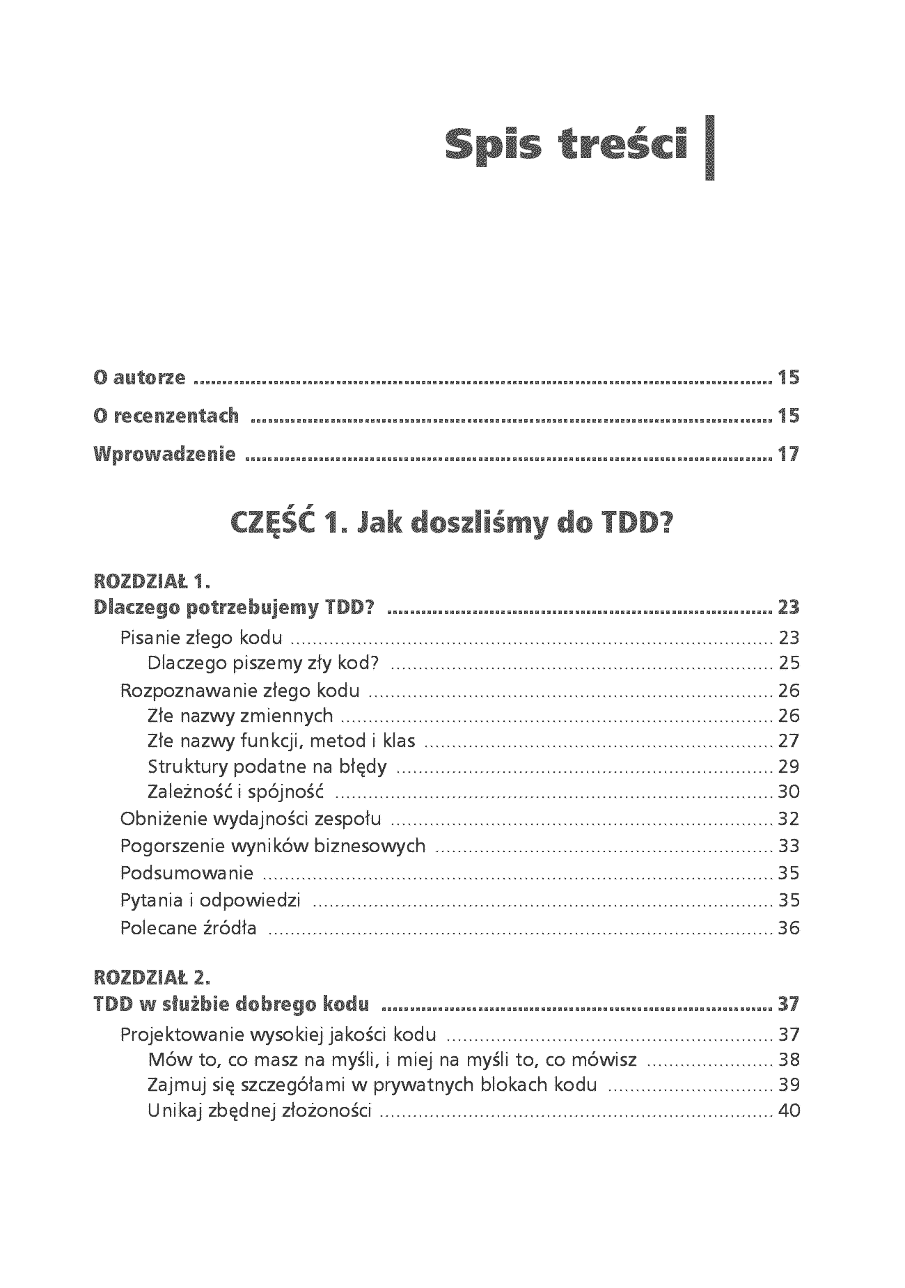 Fragment „Podejście TDD w Javie. Testowanie, SOLID i architektura heksagonalna jako fundamenty wysokiej jakości” — strona 3 z 26