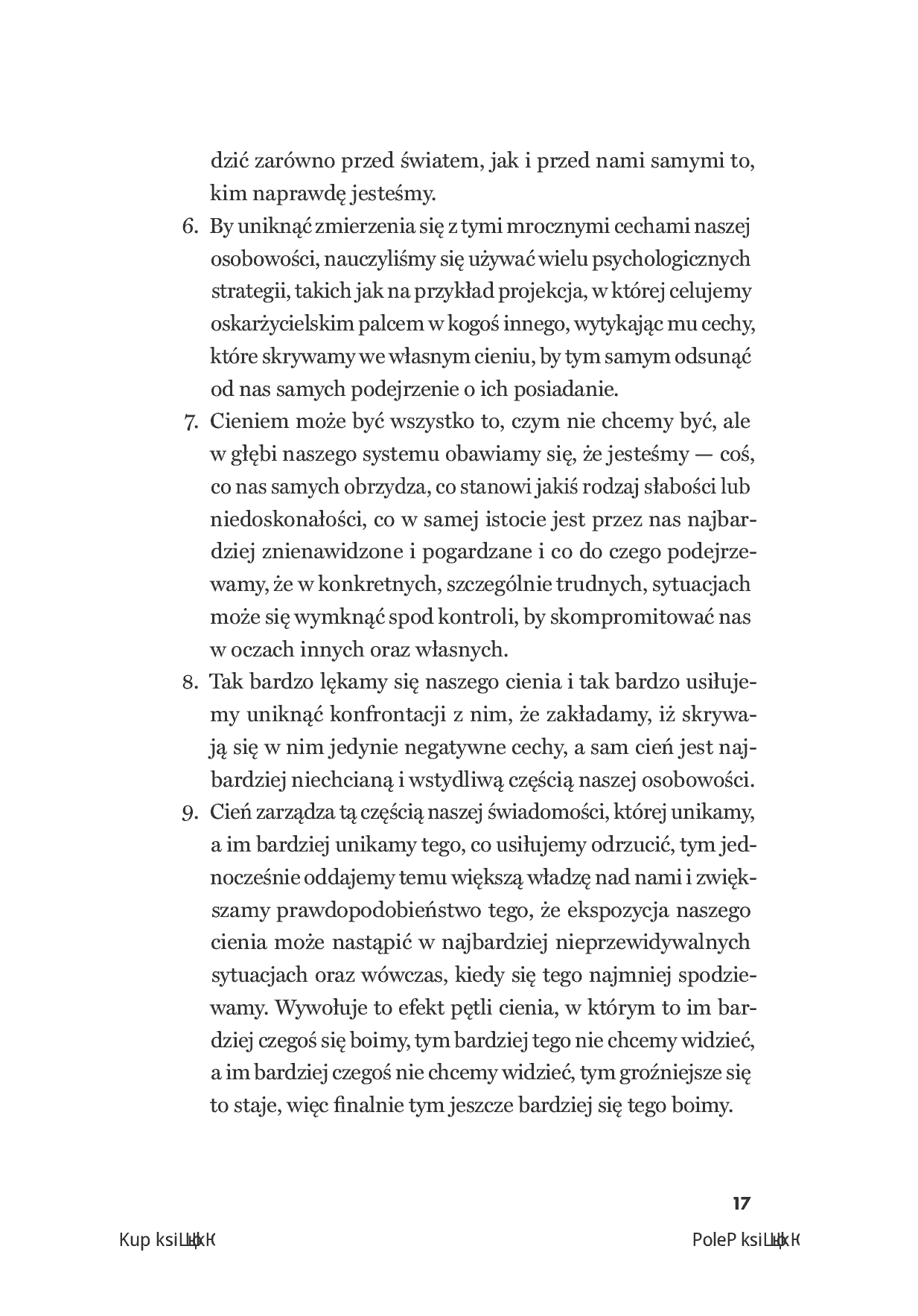 Fragment „Pojednanie z cieniem. Jak zaakceptować mroczną stronę naszej osobowości i przejąć nad nią kontrolę” — strona 9 z 16