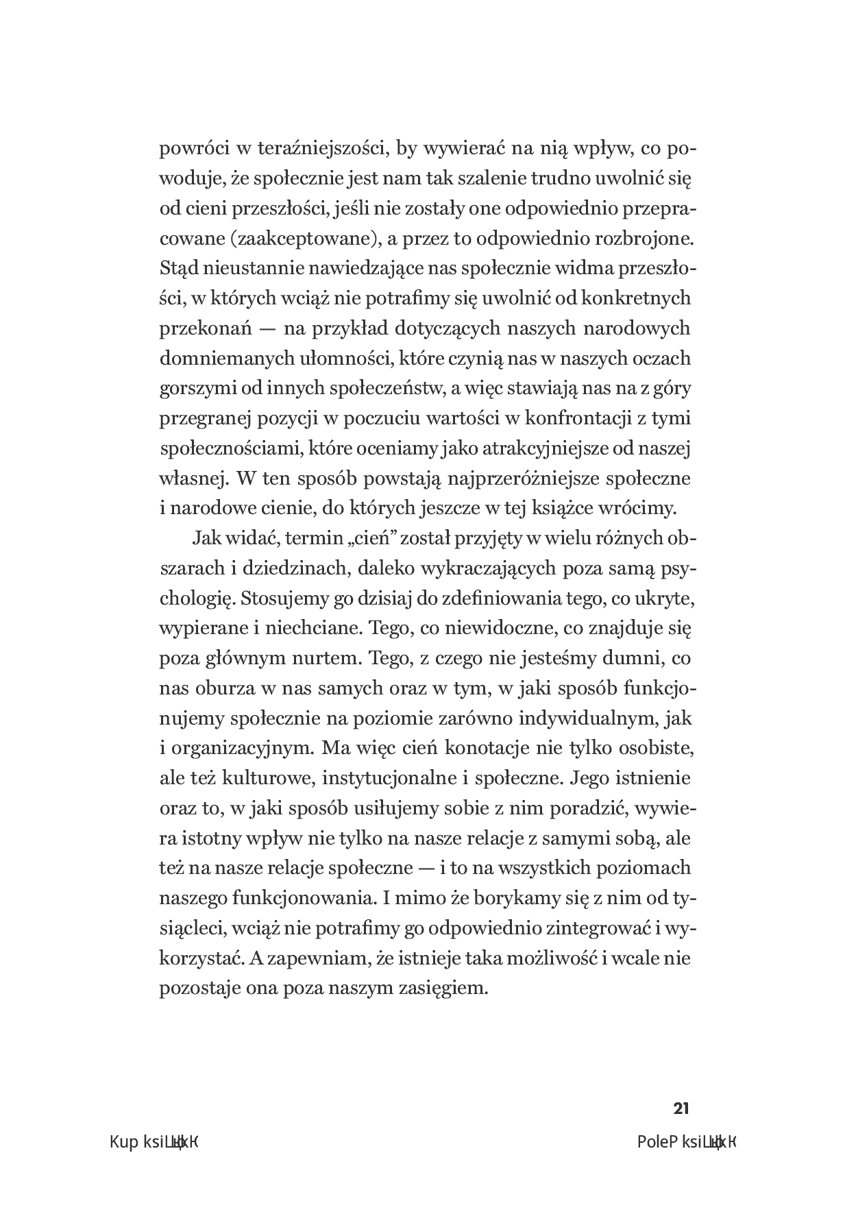 Fragment „Pojednanie z cieniem. Jak zaakceptować mroczną stronę naszej osobowości i przejąć nad nią kontrolę” — strona 13 z 16