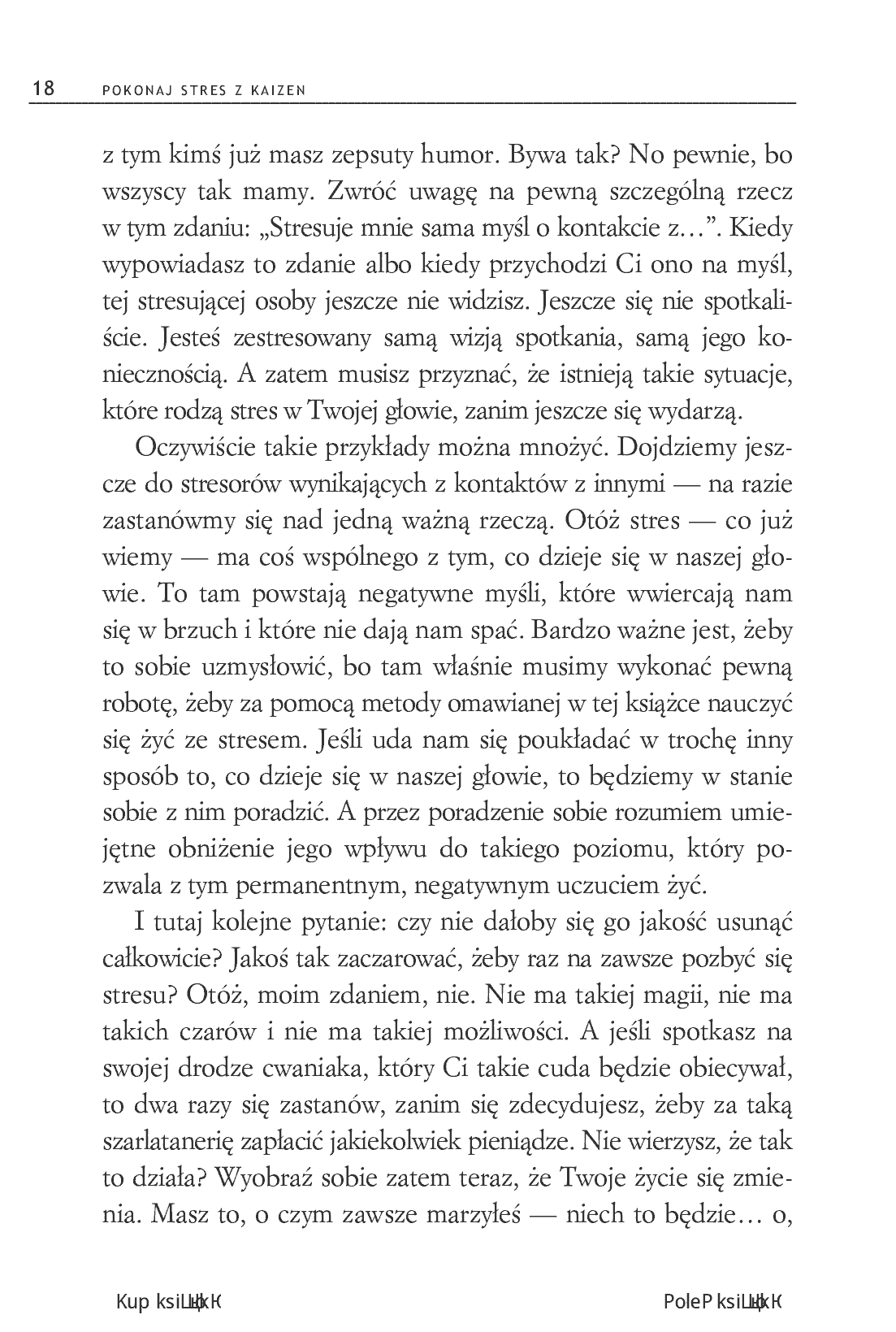 Fragment „Pokonaj stres z Kaizen” — strona 10 z 22