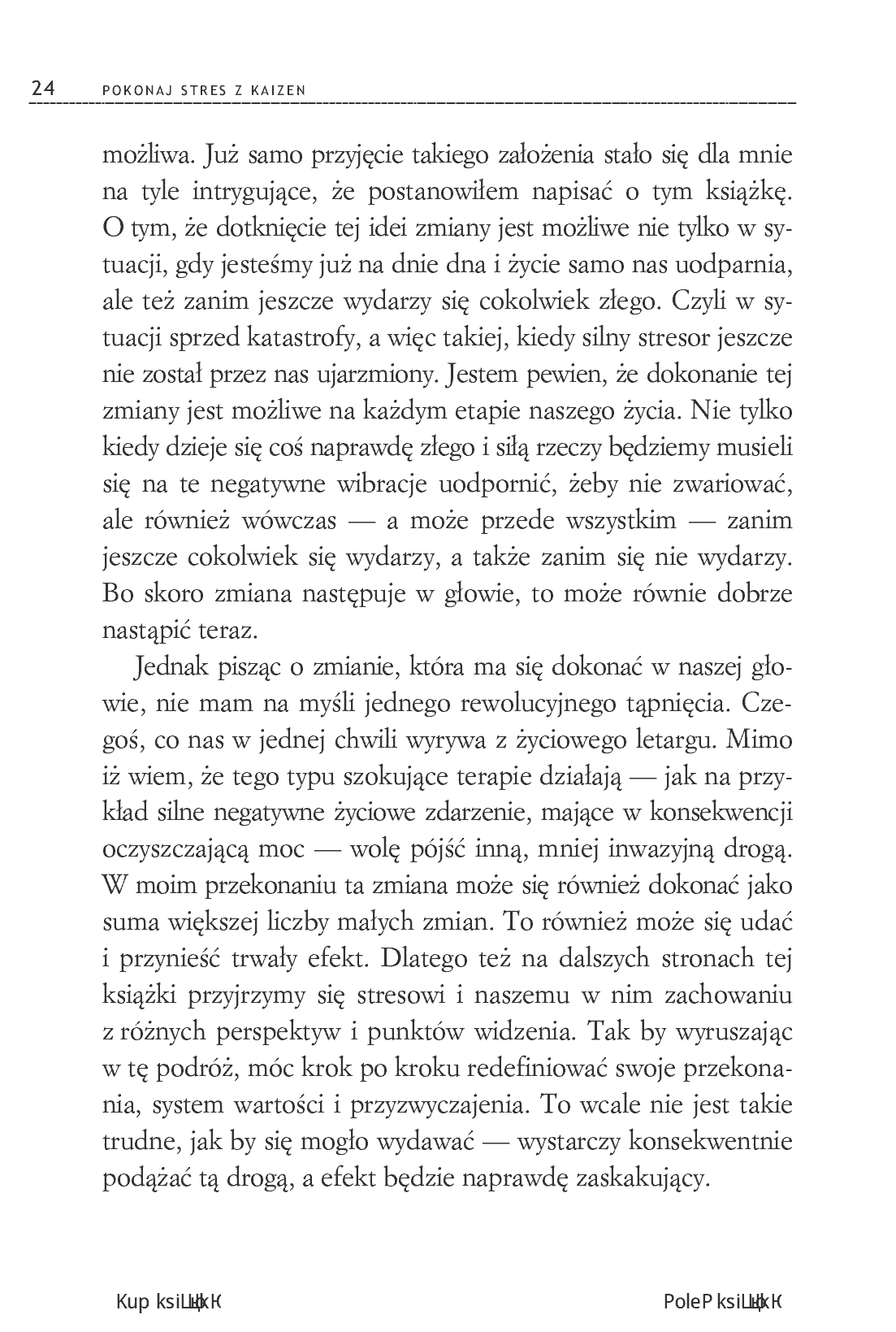 Fragment „Pokonaj stres z Kaizen” — strona 16 z 22