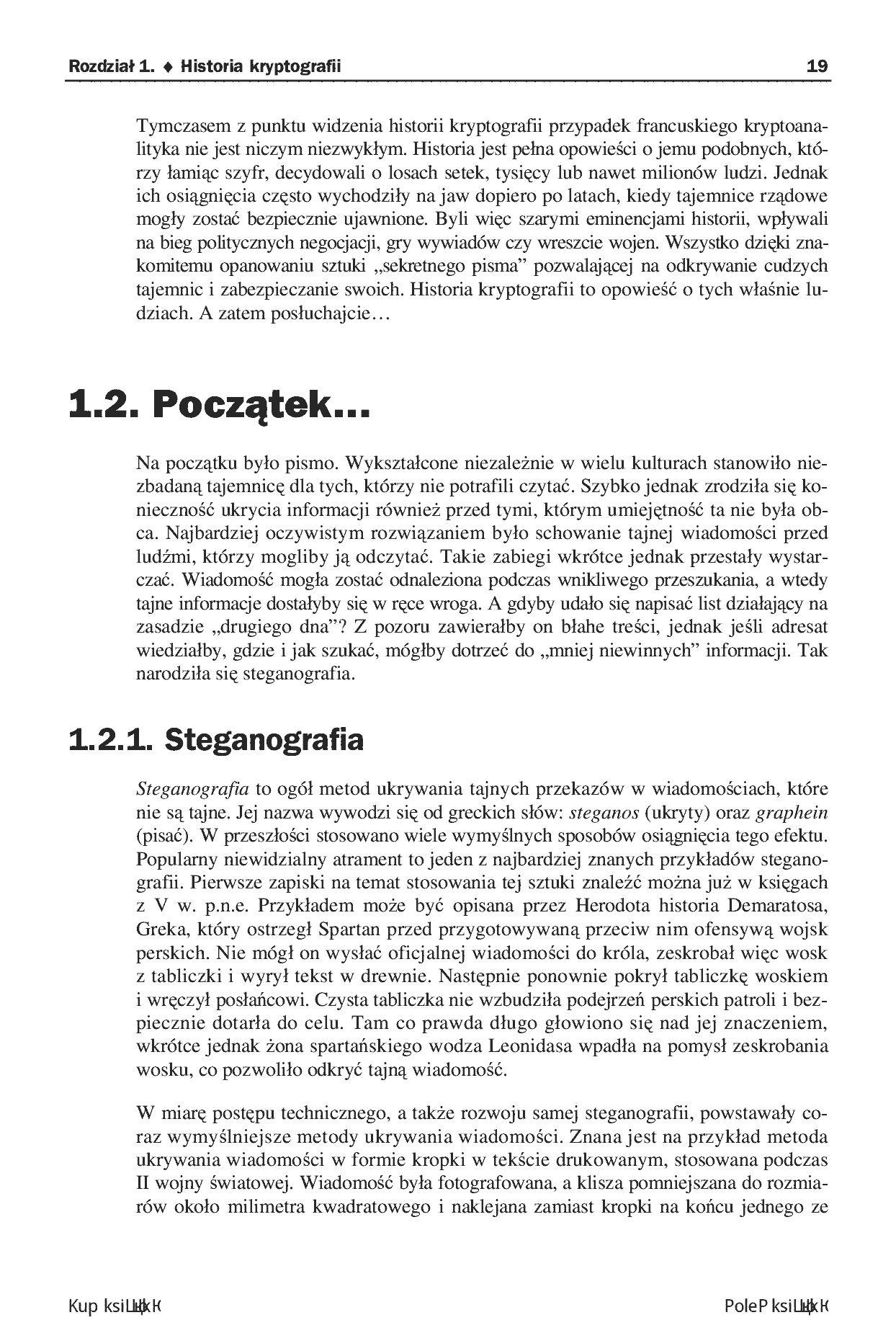 Fragment „Podstawy kryptografii. Wydanie III” — strona 11 z 30