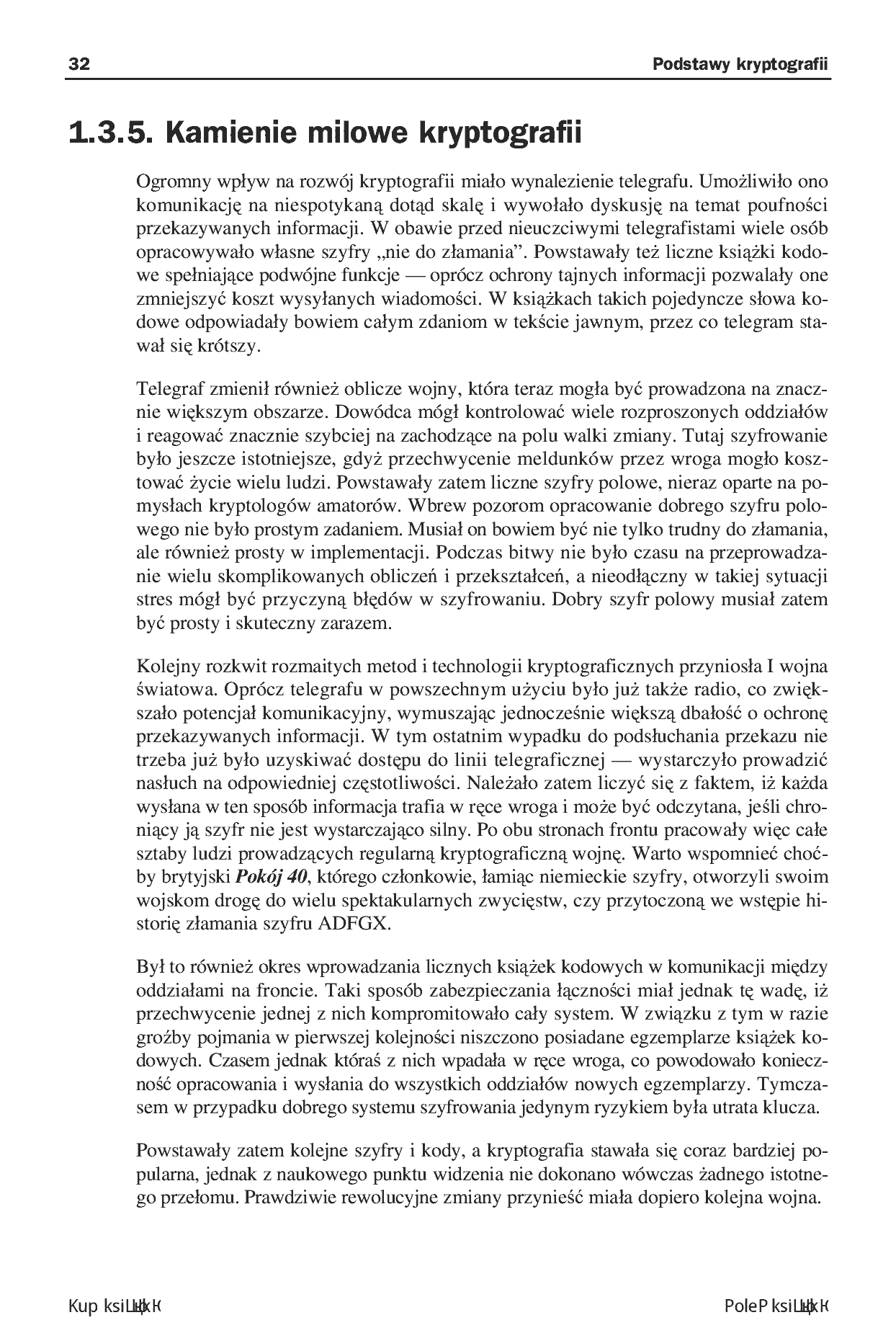 Fragment „Podstawy kryptografii. Wydanie III” — strona 24 z 30
