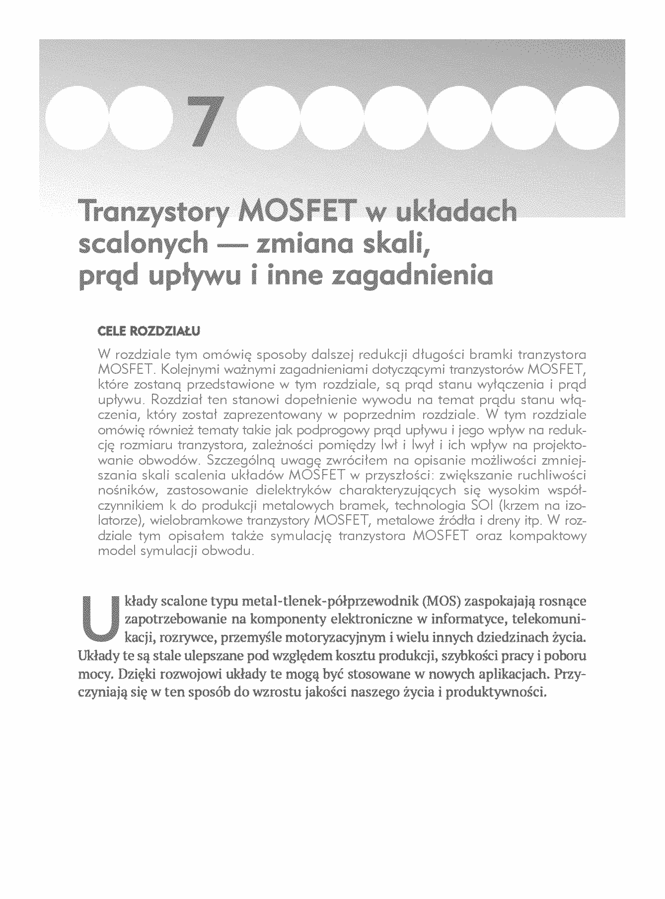 Fragment „Półprzewodniki. Nowoczesne rozwiązania w układach scalonych” — strona 9 z 30