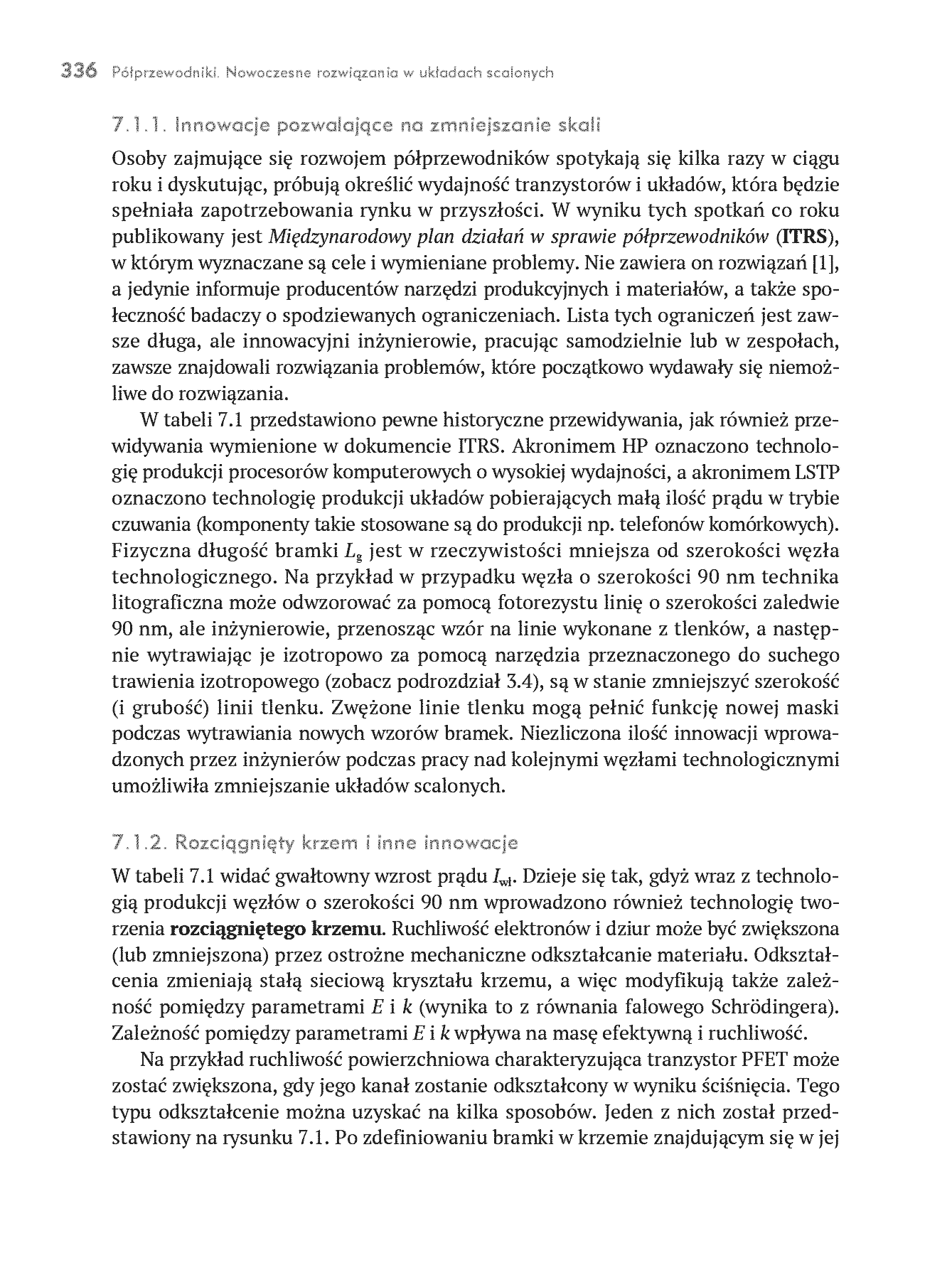 Fragment „Półprzewodniki. Nowoczesne rozwiązania w układach scalonych” — strona 12 z 30
