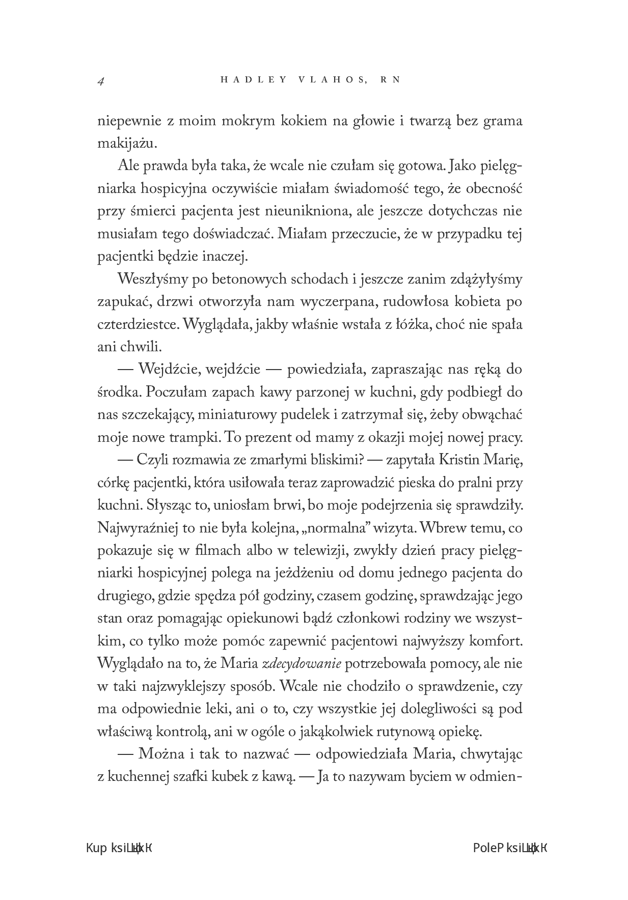 Fragment „Pomiędzy. Niezapomniane spotkania u kresu życia” — strona 6 z 24