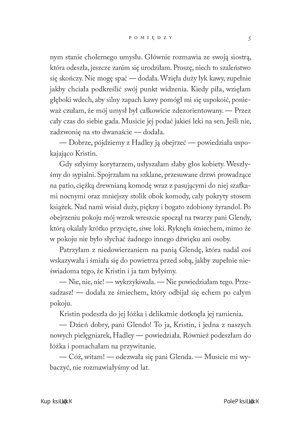 Fragment „Pomiędzy. Niezapomniane spotkania u kresu życia” — strona 7 z 24