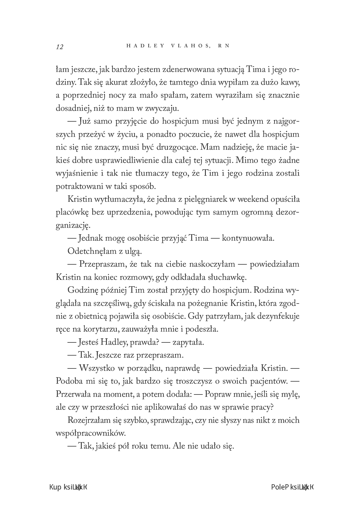 Fragment „Pomiędzy. Niezapomniane spotkania u kresu życia” — strona 14 z 24
