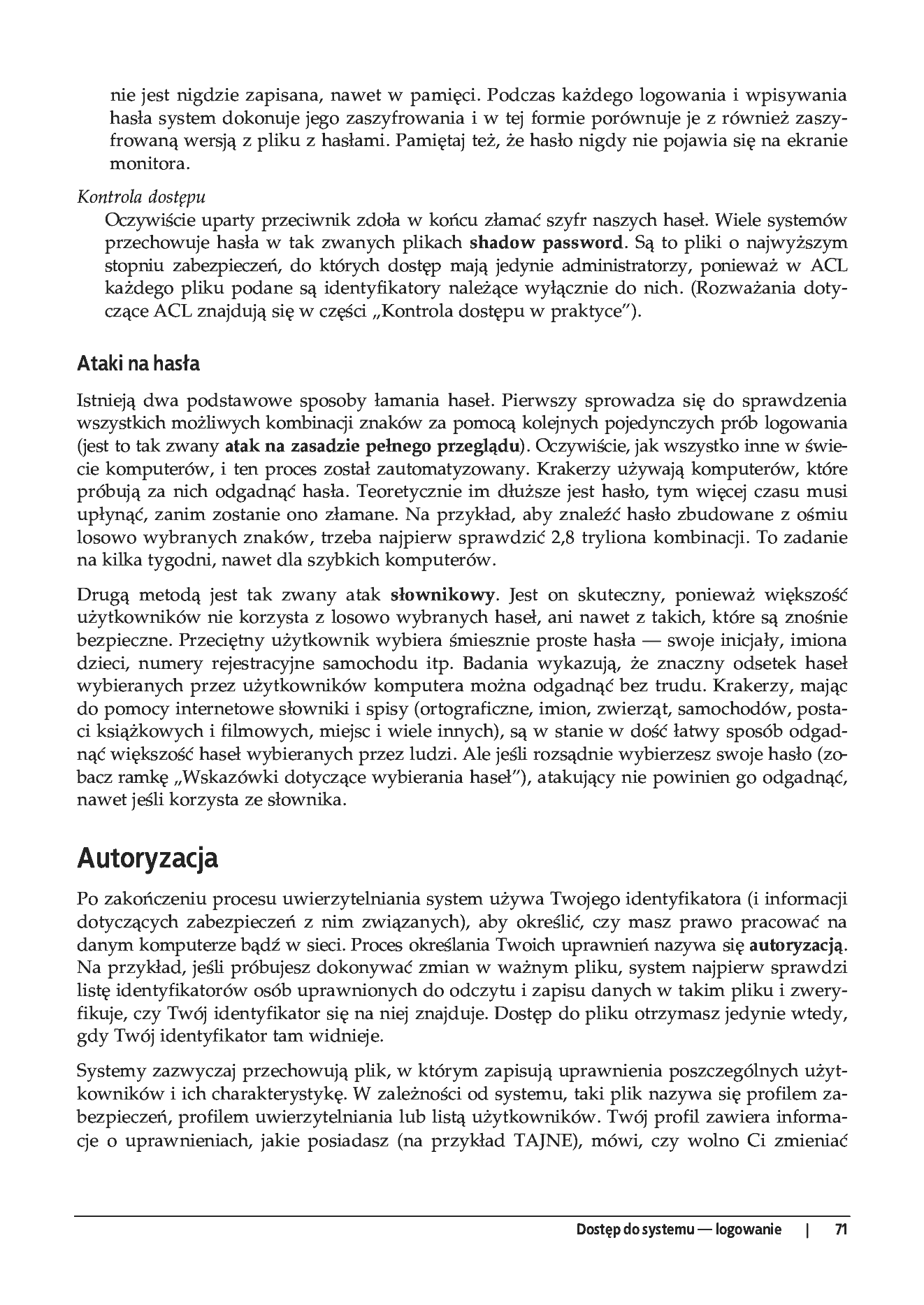 Fragment „Podstawy ochrony komputerów” — strona 17 z 30