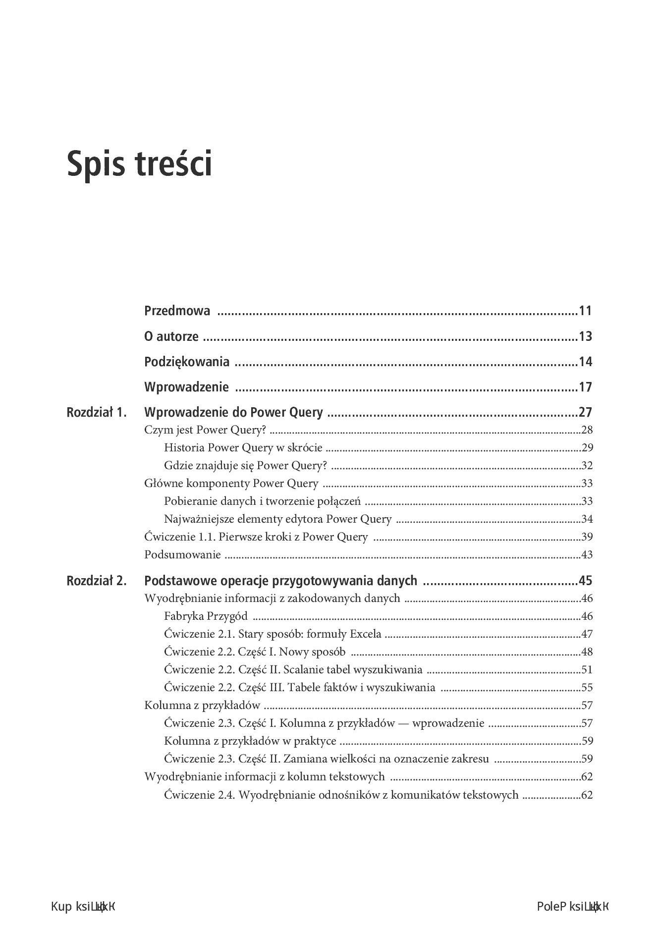 Fragment „Power Query w Excelu i Power BI. Zbieranie i przekształcanie danych” — strona 3 z 30