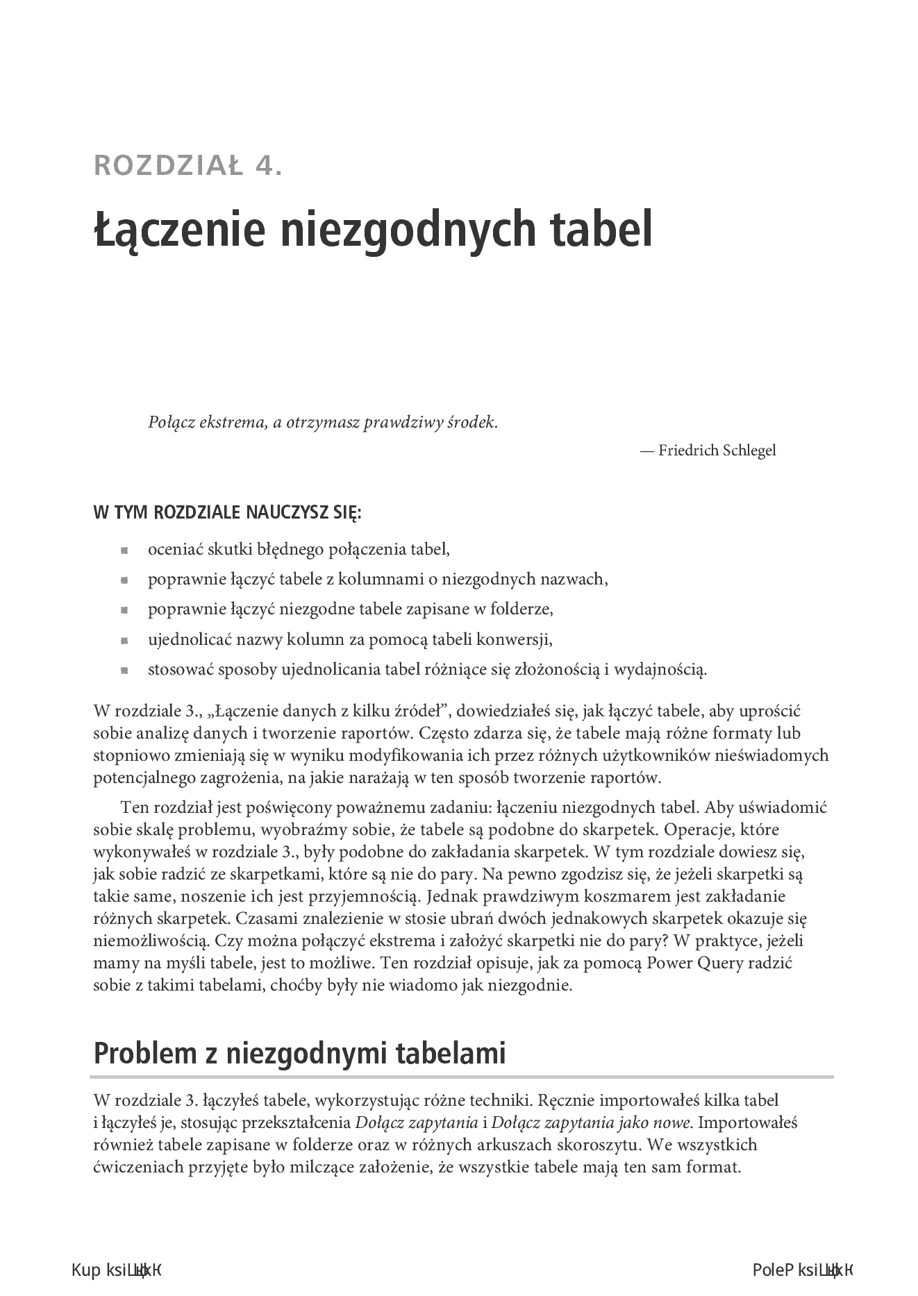 Fragment „Power Query w Excelu i Power BI. Zbieranie i przekształcanie danych” — strona 11 z 30