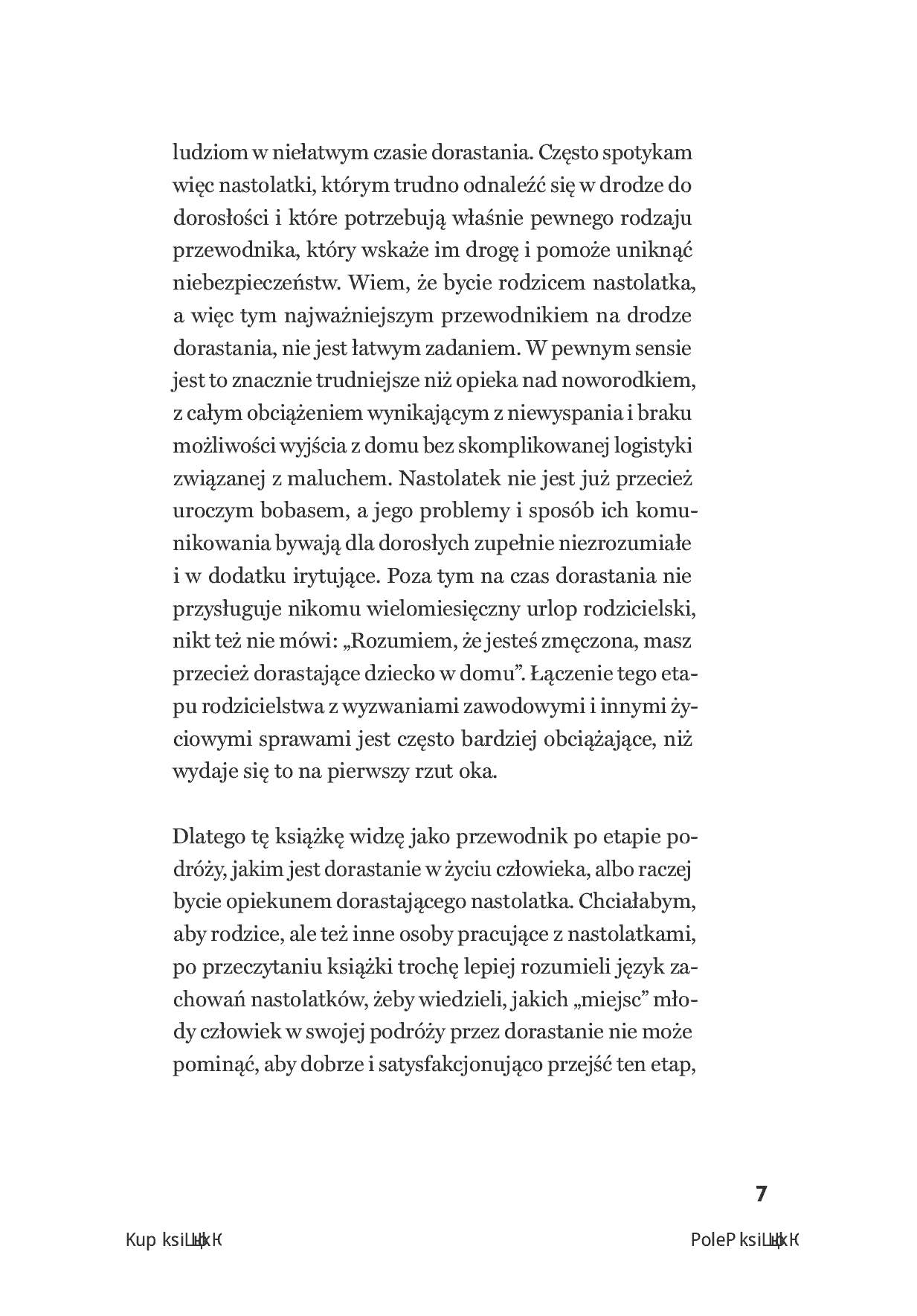 Fragment „Nastolatki na rozdrożu. Jak się nie zagubić, wspierając swoje dorastające dziecko” — strona 7 z 10