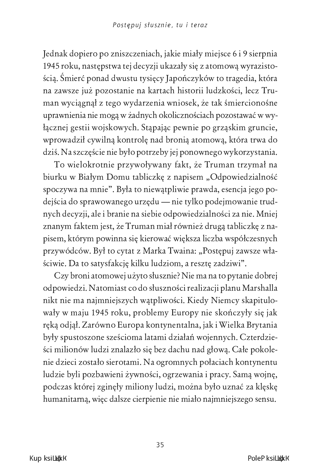 Fragment „Postępuj słusznie, tu i teraz. Dobre wartości, dobry charakter, dobre czyny” — strona 19 z 30