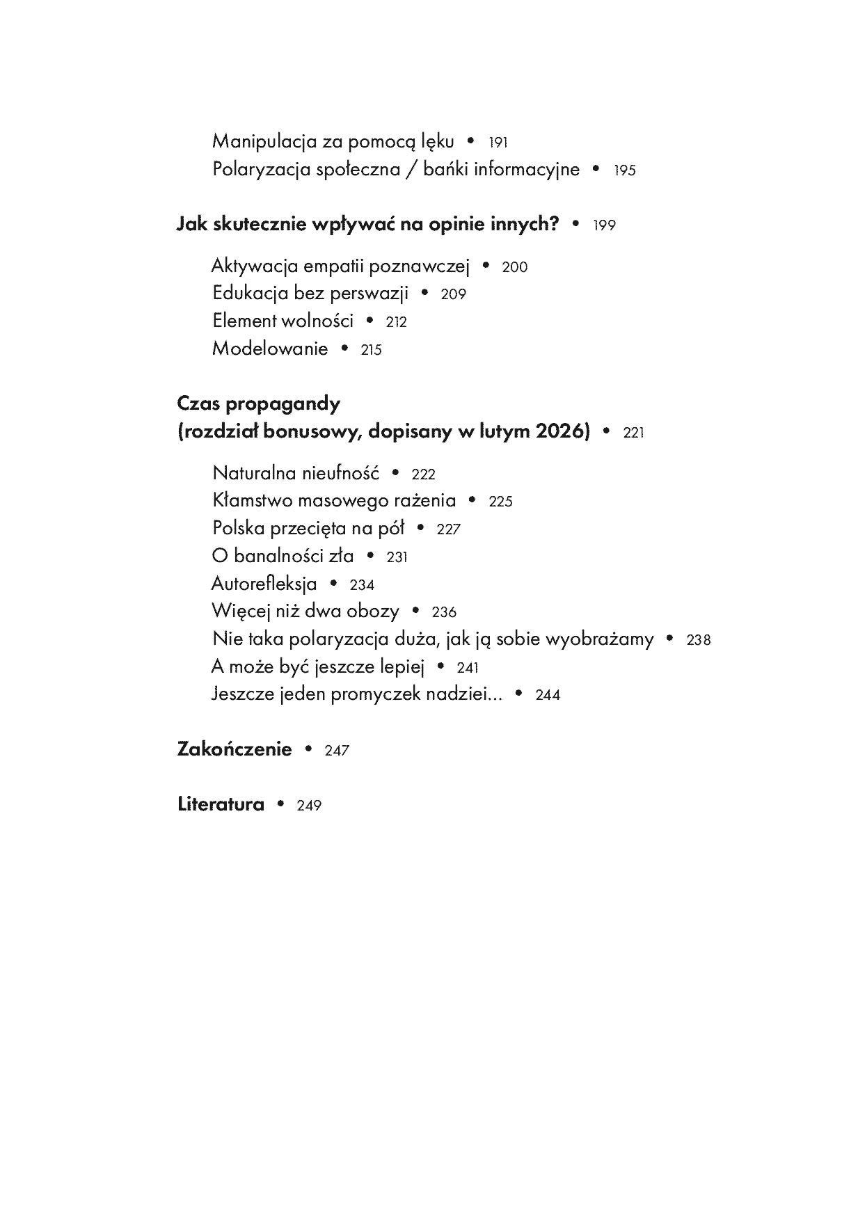 Fragment „Pozornie wolny umysł. Psychologia wpływu i manipulacji. Wydanie drugie rozszerzone” — strona 5 z 30