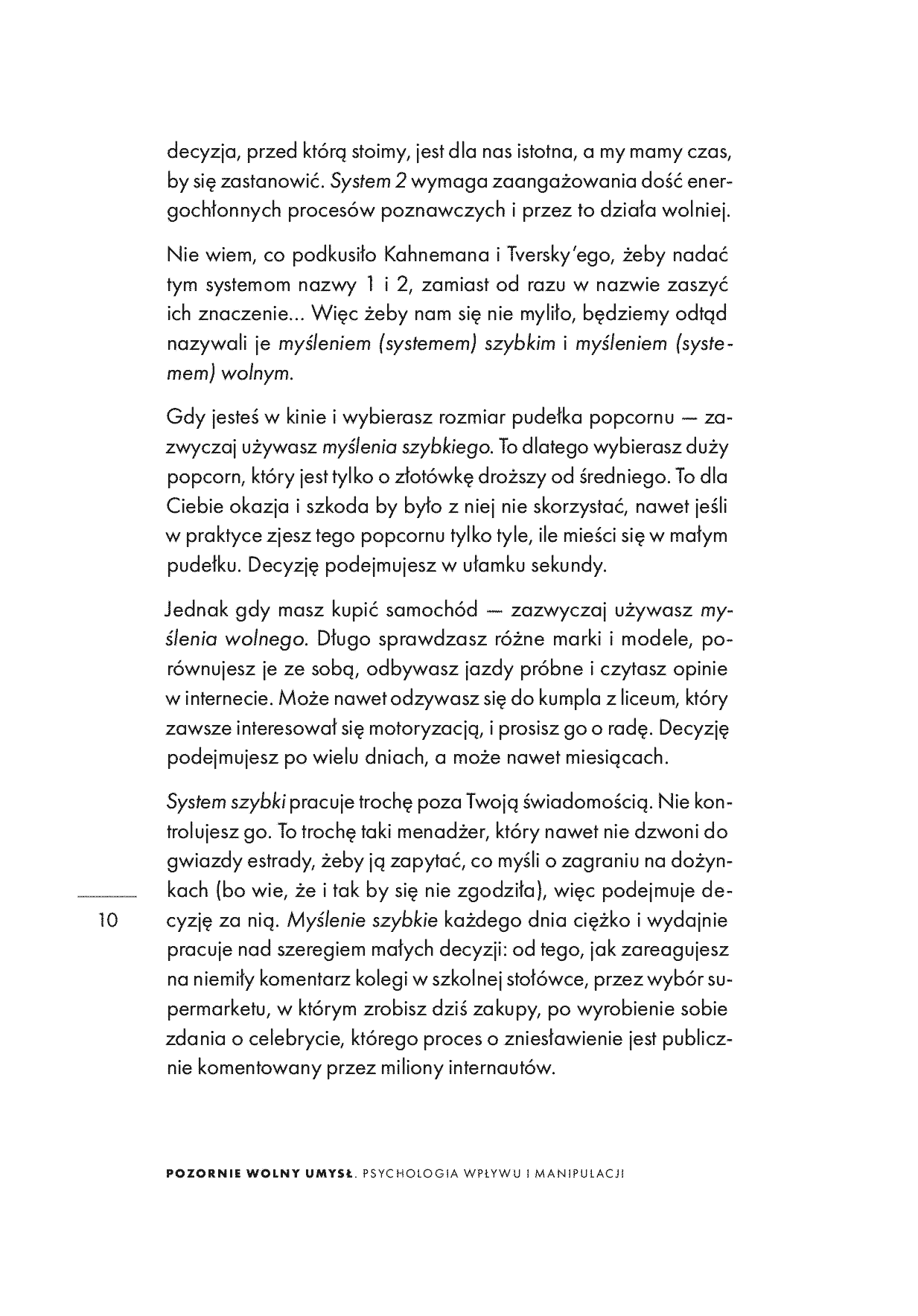 Fragment „Pozornie wolny umysł. Psychologia wpływu i manipulacji. Wydanie drugie rozszerzone” — strona 10 z 30