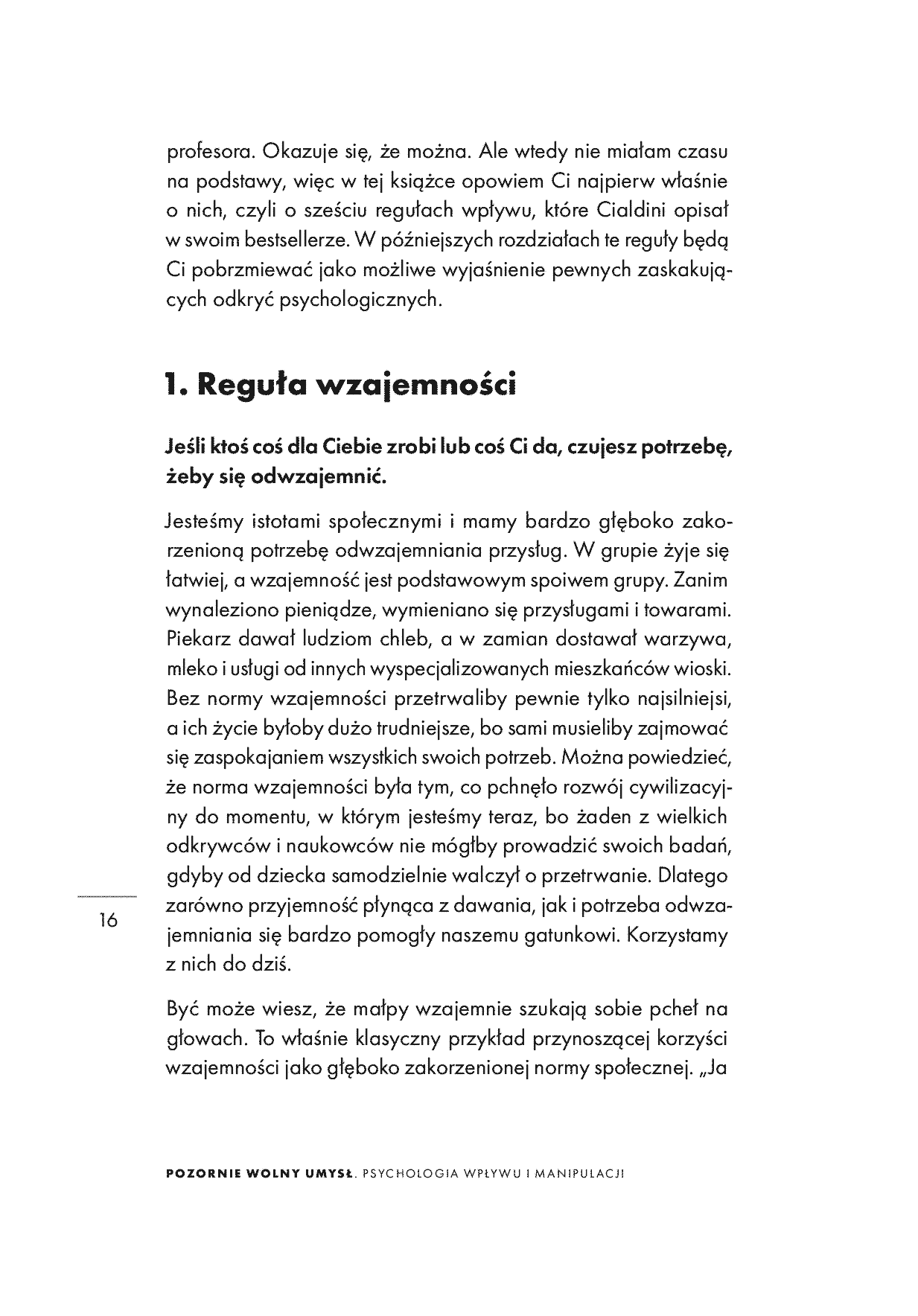 Fragment „Pozornie wolny umysł. Psychologia wpływu i manipulacji. Wydanie drugie rozszerzone” — strona 16 z 30