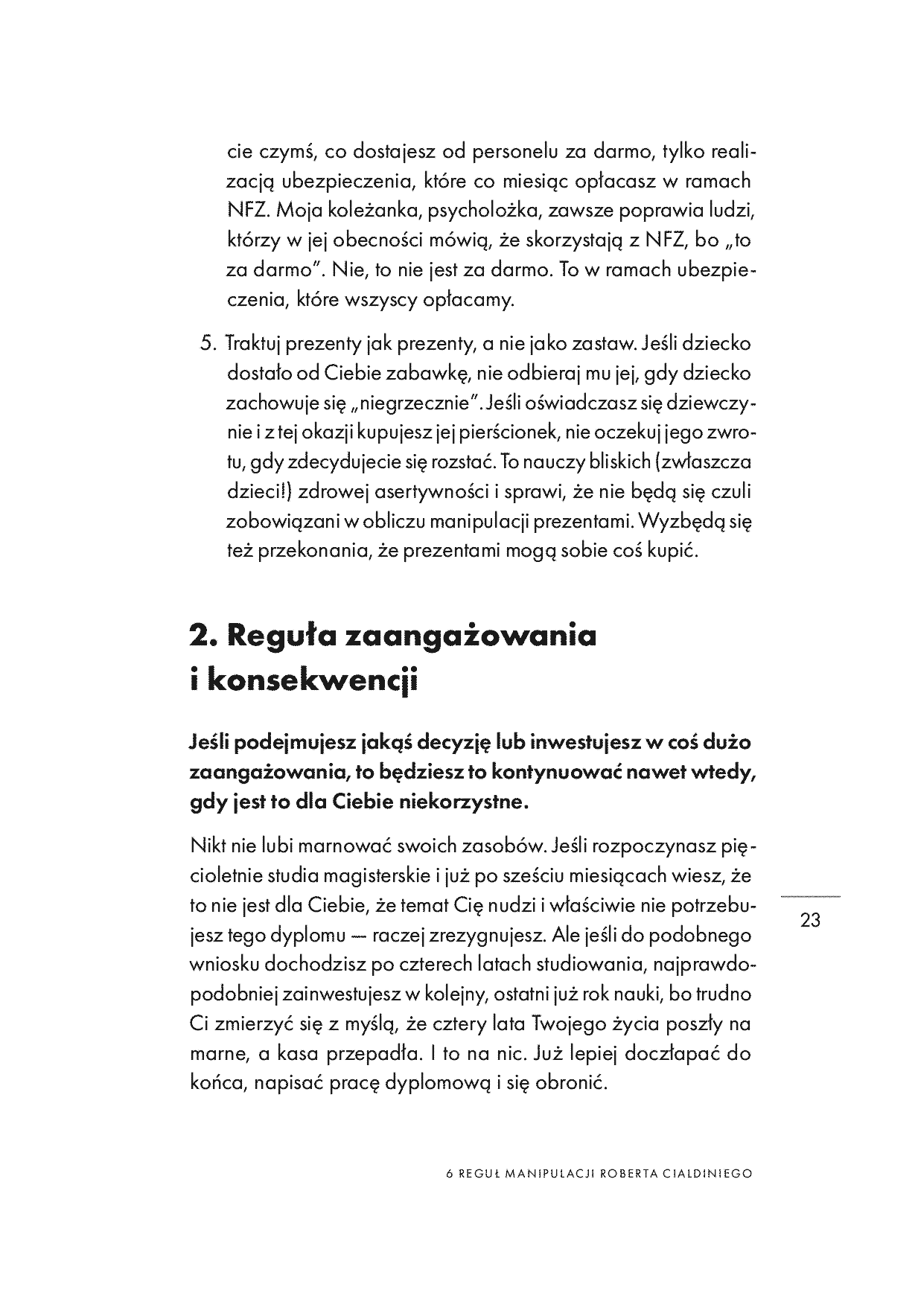 Fragment „Pozornie wolny umysł. Psychologia wpływu i manipulacji. Wydanie drugie rozszerzone” — strona 23 z 30