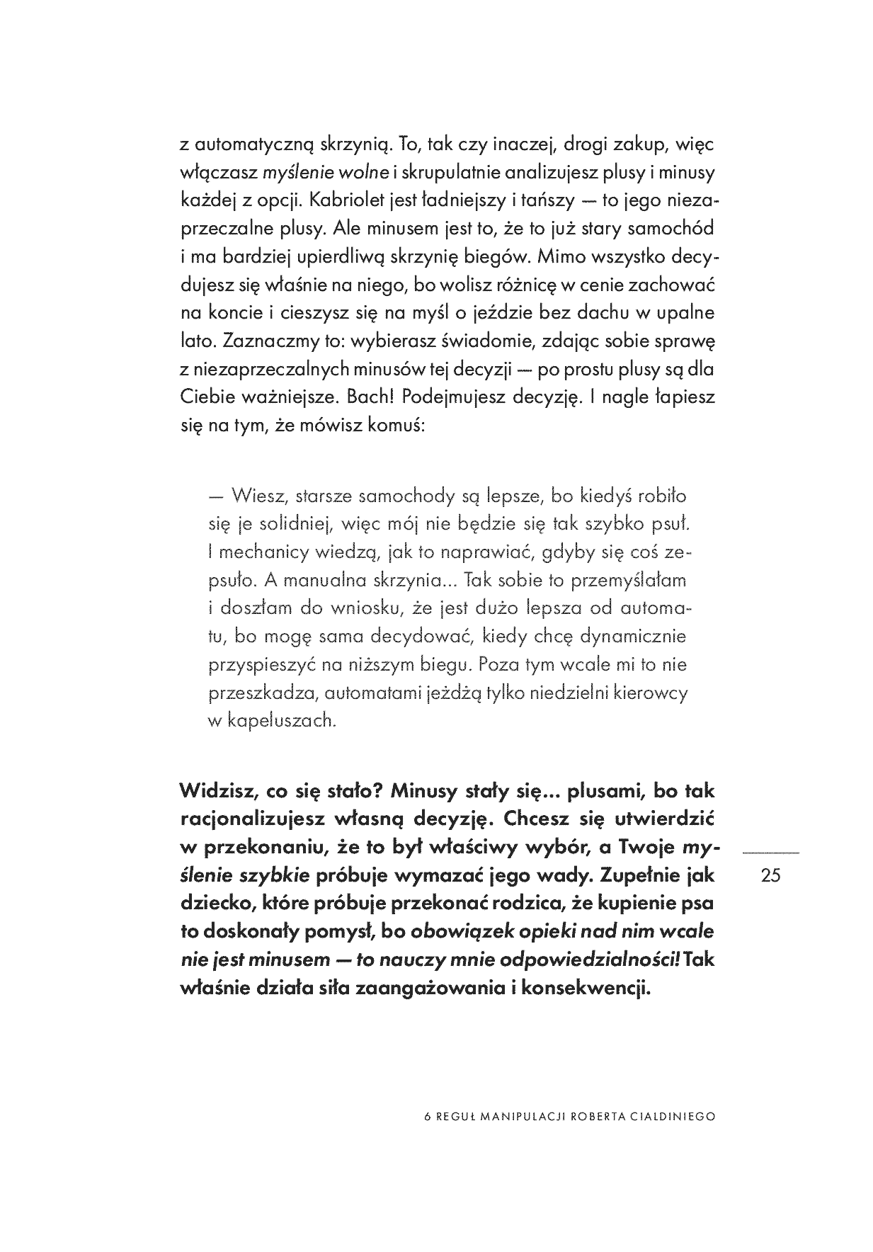 Fragment „Pozornie wolny umysł. Psychologia wpływu i manipulacji. Wydanie drugie rozszerzone” — strona 25 z 30