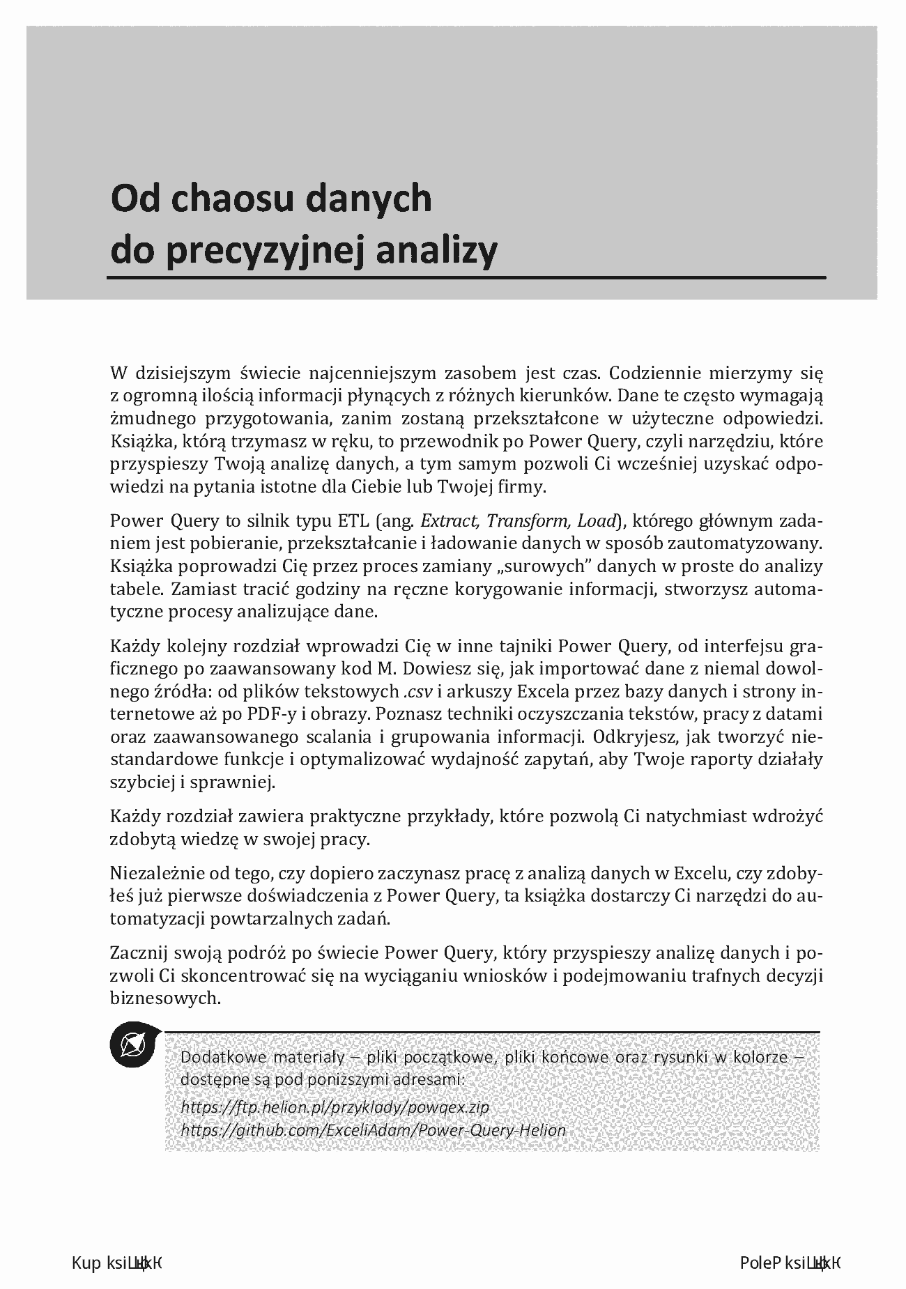 Fragment „Power Query w Excelu. Analizuj dane jak profesjonalista” — strona 7 z 30