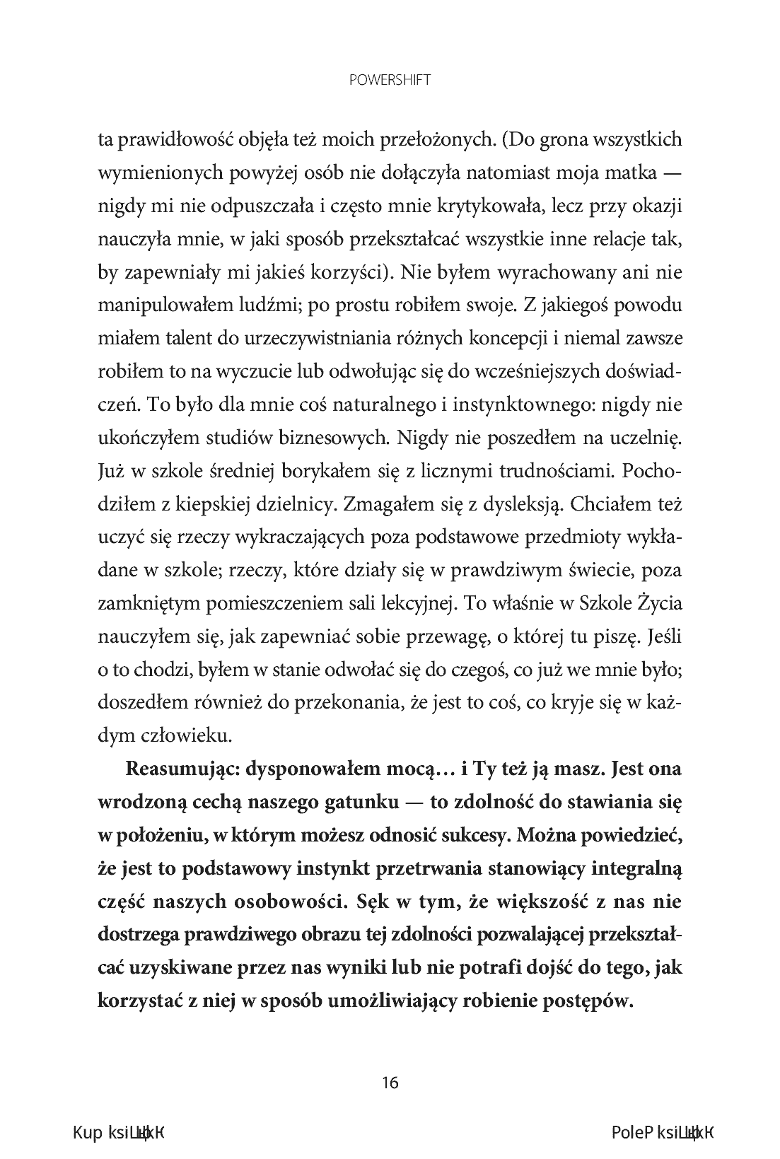 Fragment „Powershift. Przeobraź dowolną sytuację, sfinalizuj dowolną transakcję i osiągnij dowolny cel” — strona 10 z 30