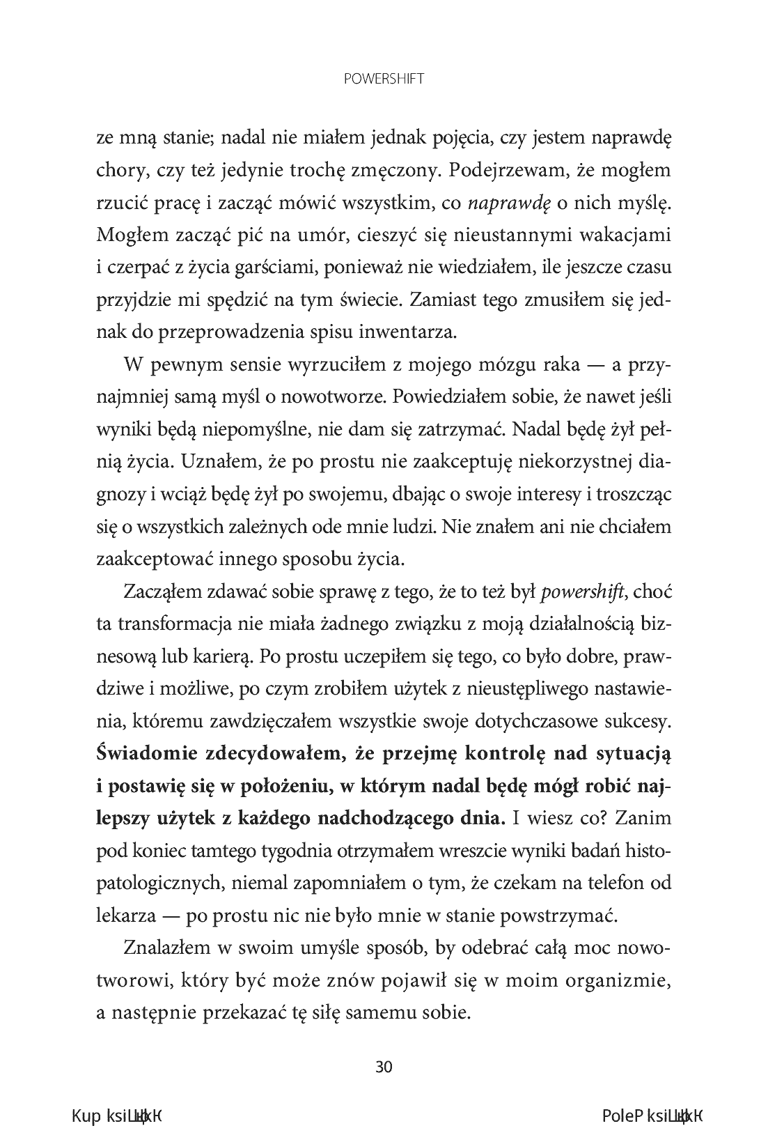 Fragment „Powershift. Przeobraź dowolną sytuację, sfinalizuj dowolną transakcję i osiągnij dowolny cel” — strona 24 z 30