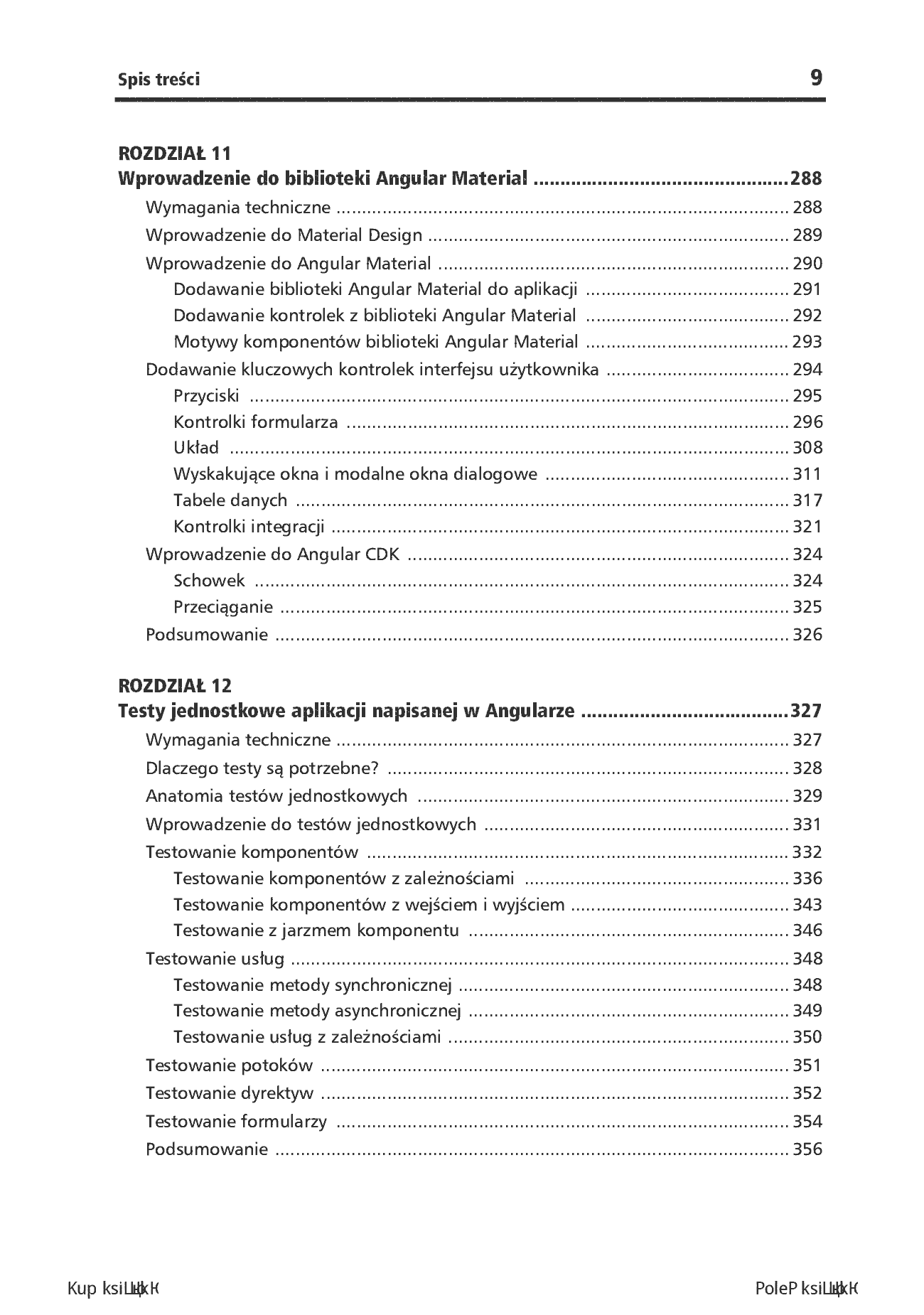 Fragment „Poznaj Angular. Rzeczowy przewodnik po tworzeniu aplikacji webowych z użyciem frameworku Angular 15. Wydanie IV” — strona 9 z 30