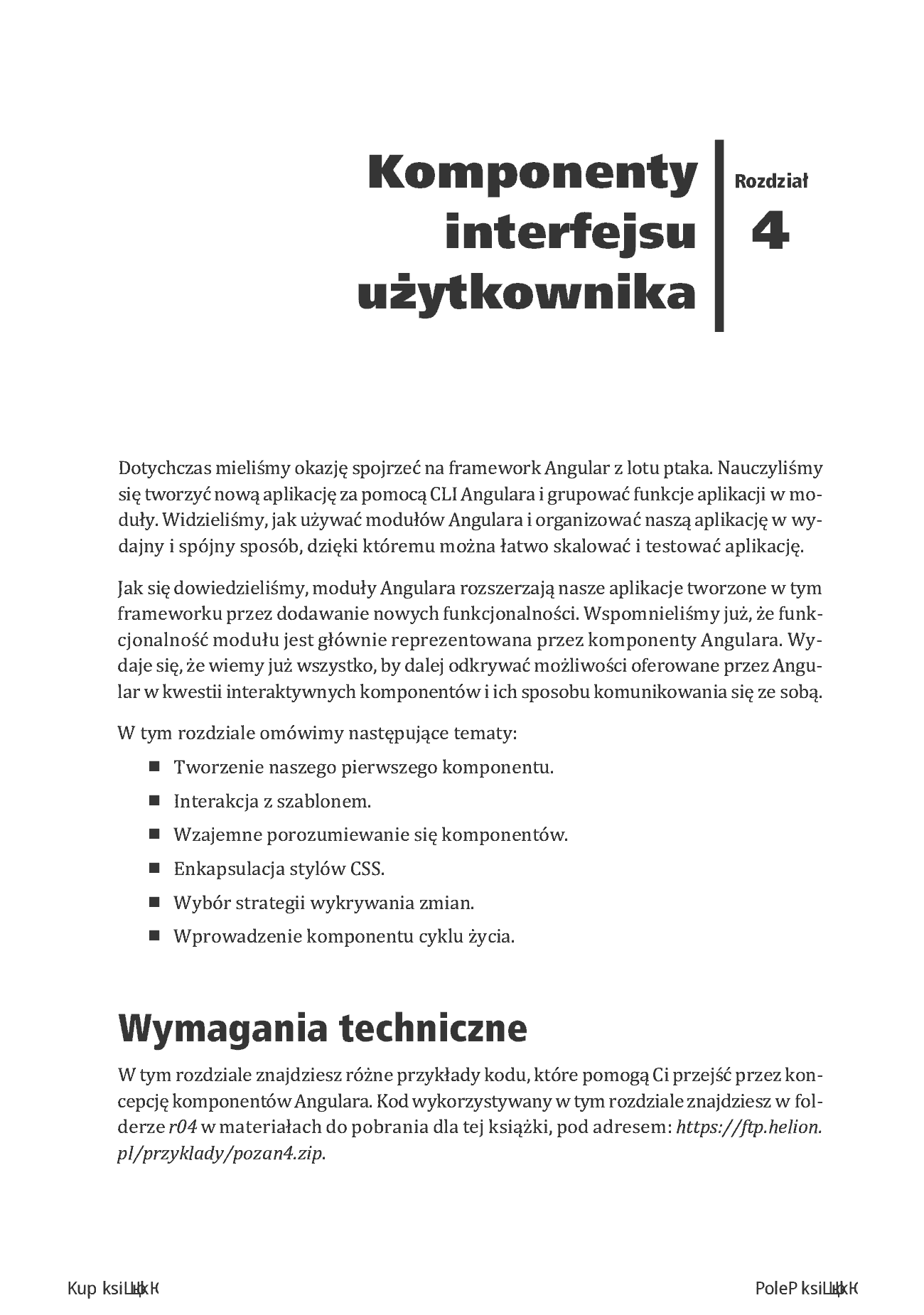 Fragment „Poznaj Angular. Rzeczowy przewodnik po tworzeniu aplikacji webowych z użyciem frameworku Angular 15. Wydanie IV” — strona 11 z 30