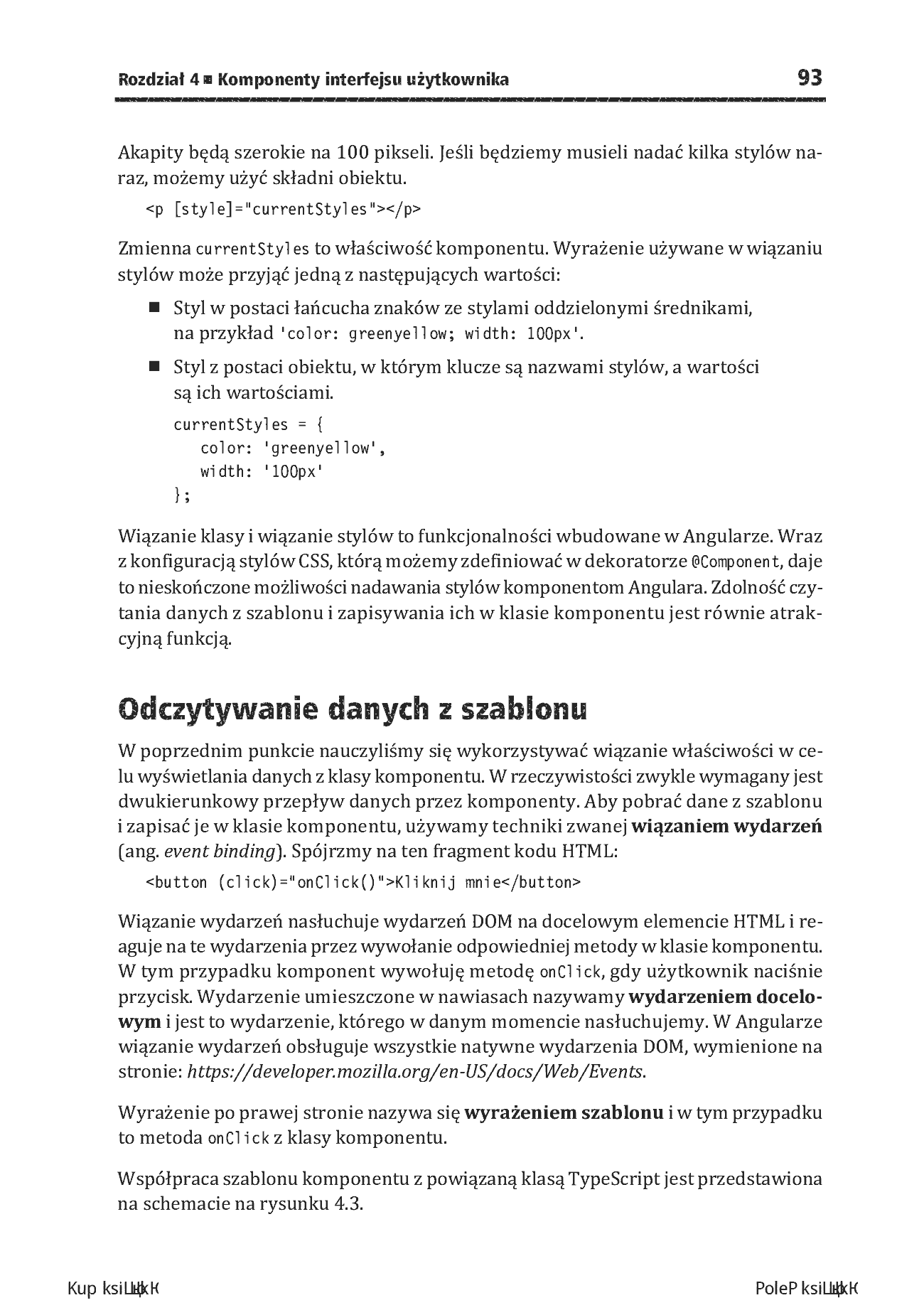Fragment „Poznaj Angular. Rzeczowy przewodnik po tworzeniu aplikacji webowych z użyciem frameworku Angular 15. Wydanie IV” — strona 21 z 30