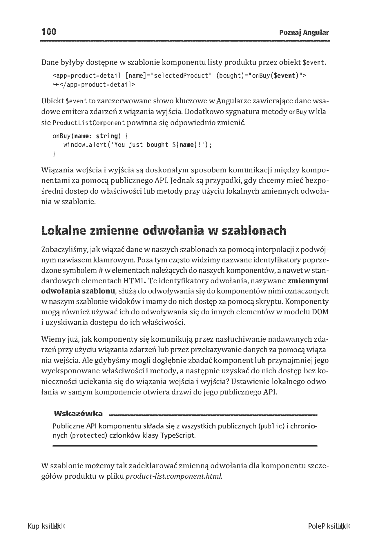 Fragment „Poznaj Angular. Rzeczowy przewodnik po tworzeniu aplikacji webowych z użyciem frameworku Angular 15. Wydanie IV” — strona 28 z 30