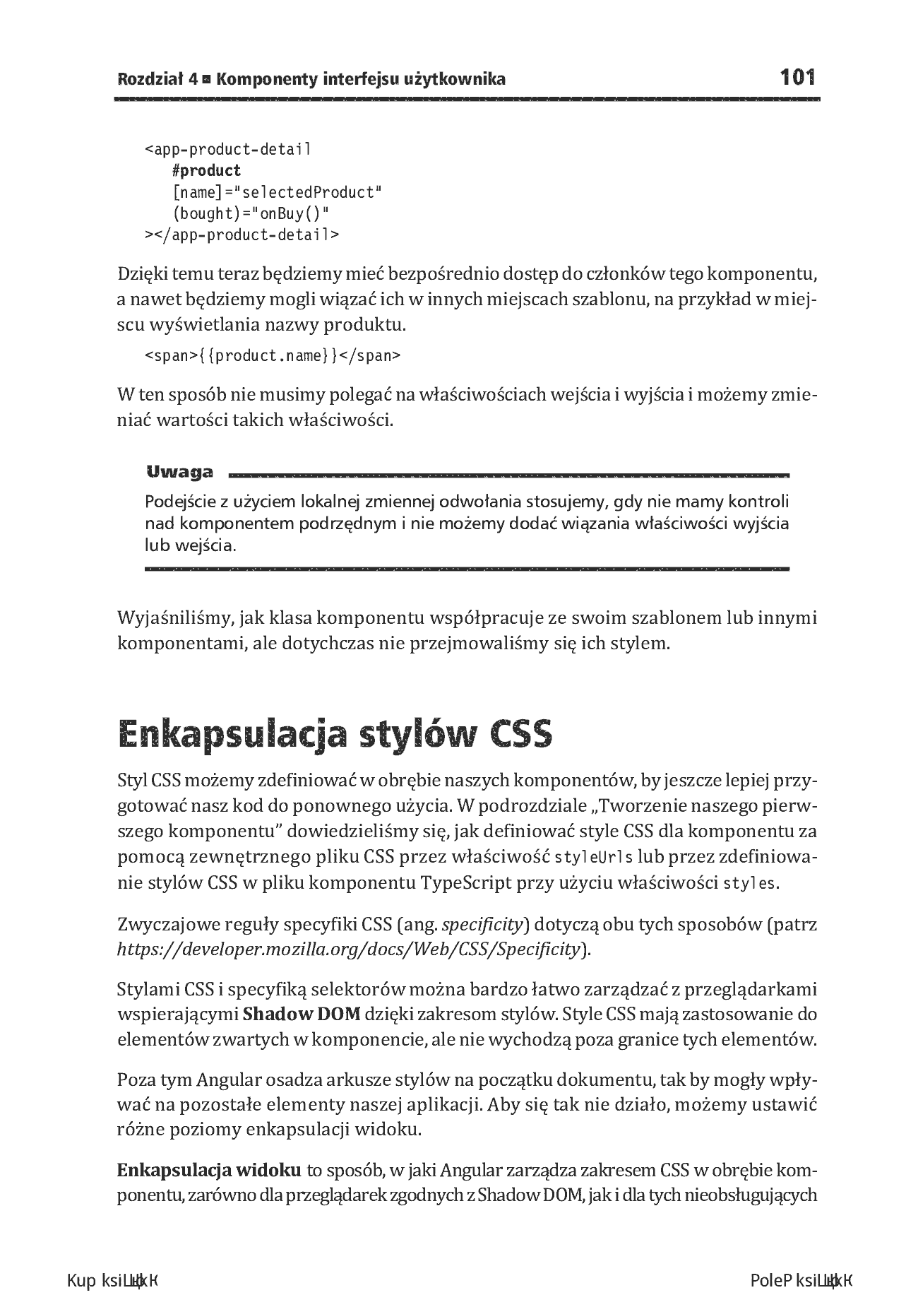Fragment „Poznaj Angular. Rzeczowy przewodnik po tworzeniu aplikacji webowych z użyciem frameworku Angular 15. Wydanie IV” — strona 29 z 30