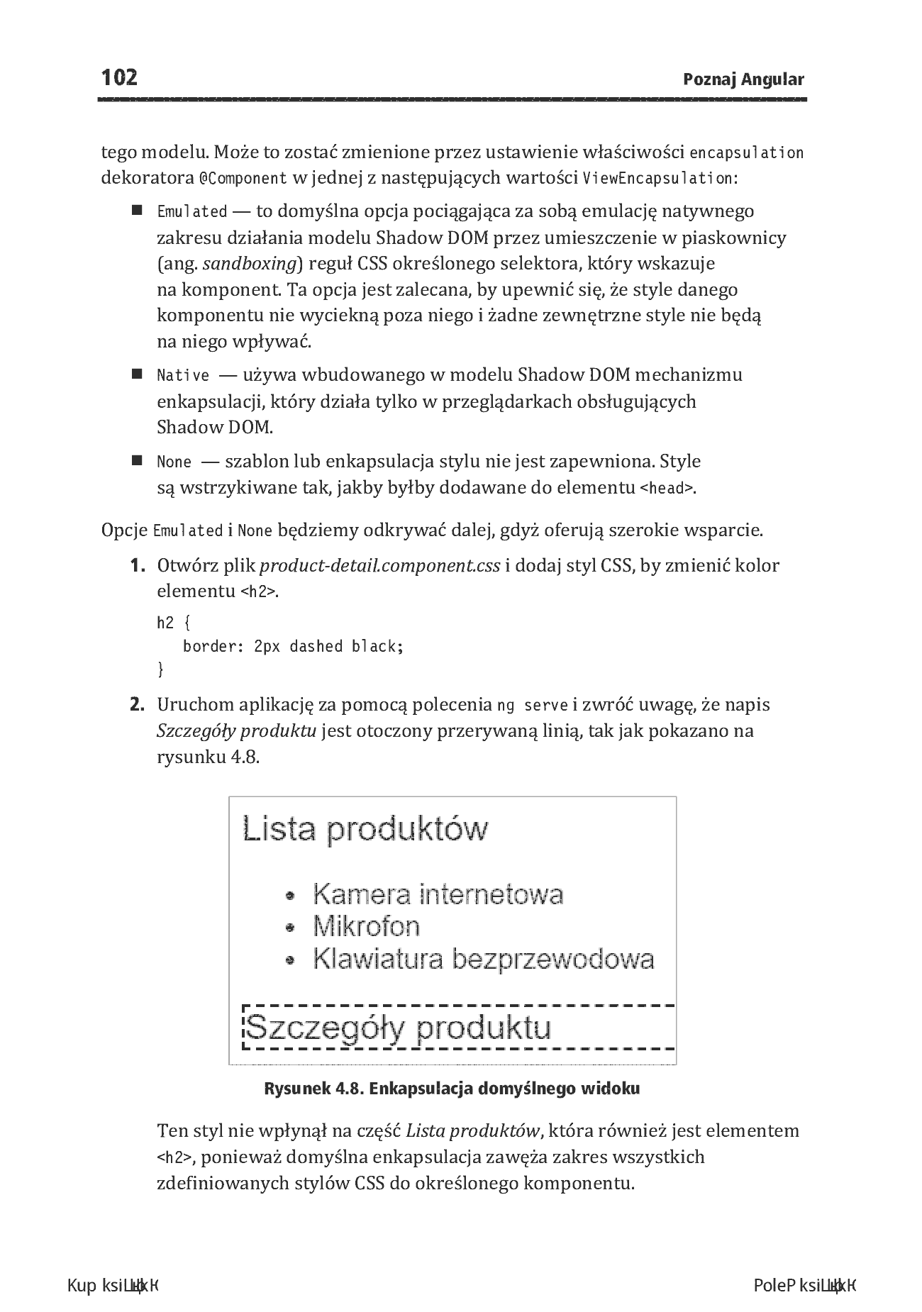 Fragment „Poznaj Angular. Rzeczowy przewodnik po tworzeniu aplikacji webowych z użyciem frameworku Angular 15. Wydanie IV” — strona 30 z 30
