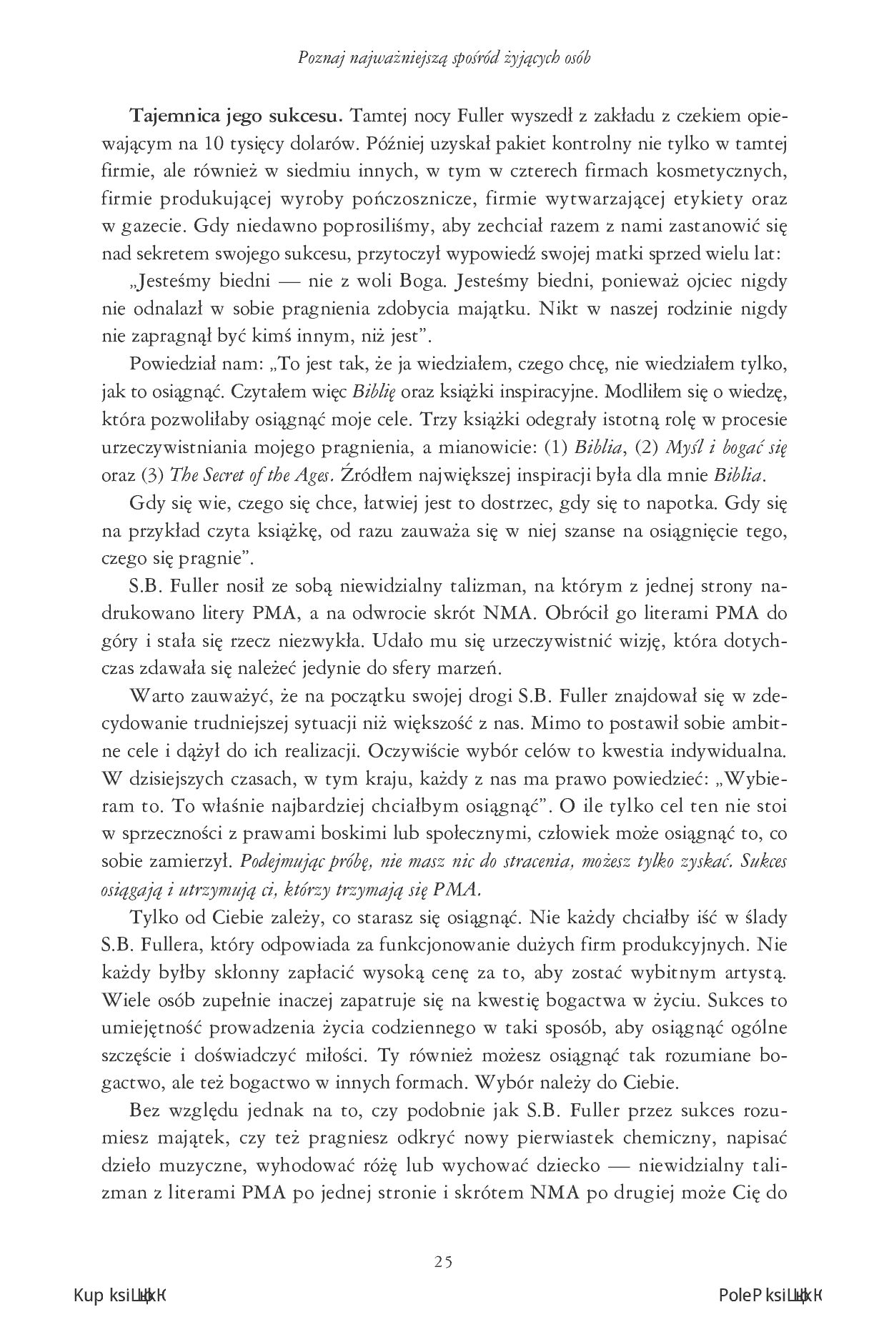 Fragment „Pozytywne myślenie kluczem do sukcesu” — strona 11 z 24