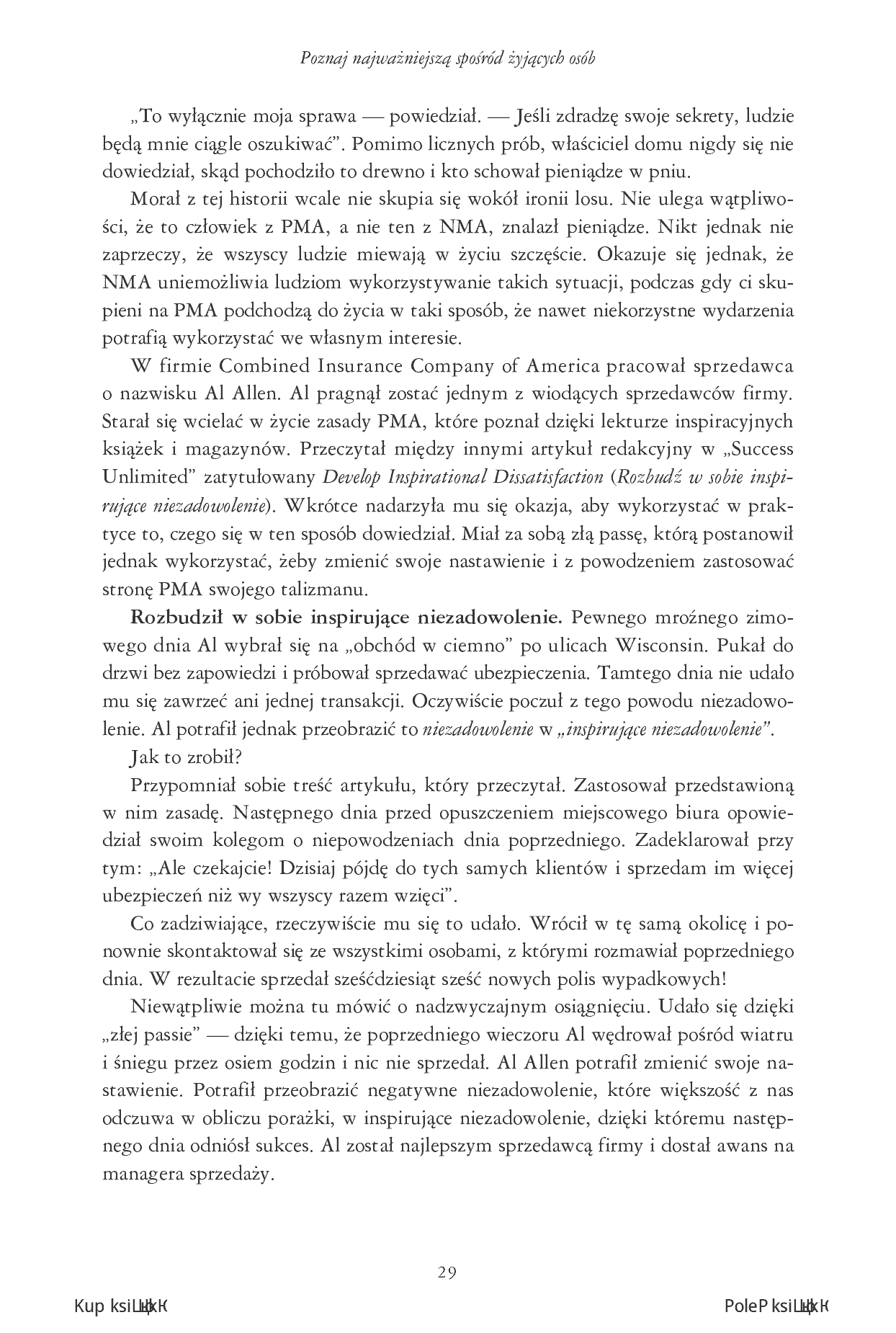 Fragment „Pozytywne myślenie kluczem do sukcesu” — strona 15 z 24